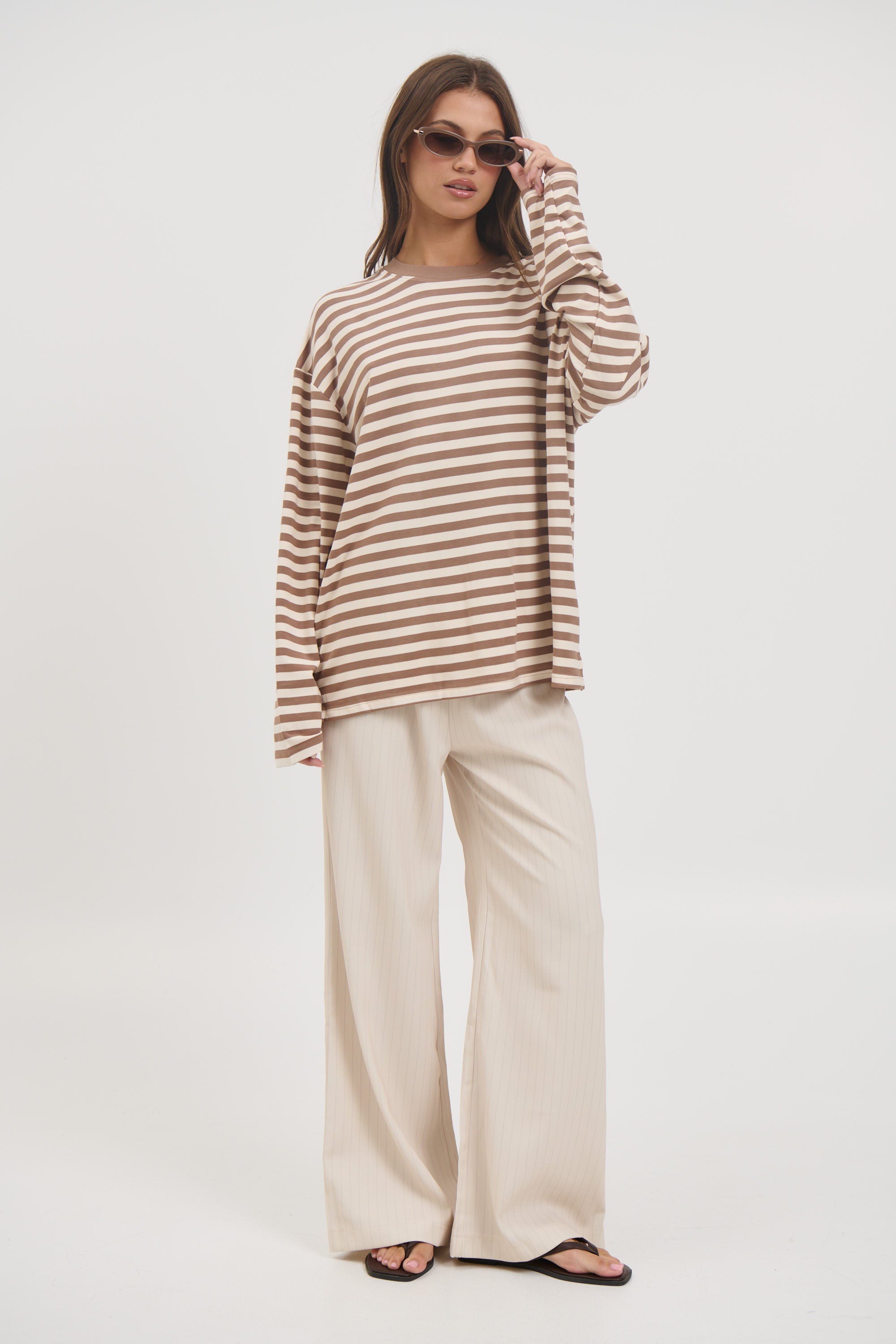 Jaida Long Sleeve Chocolate