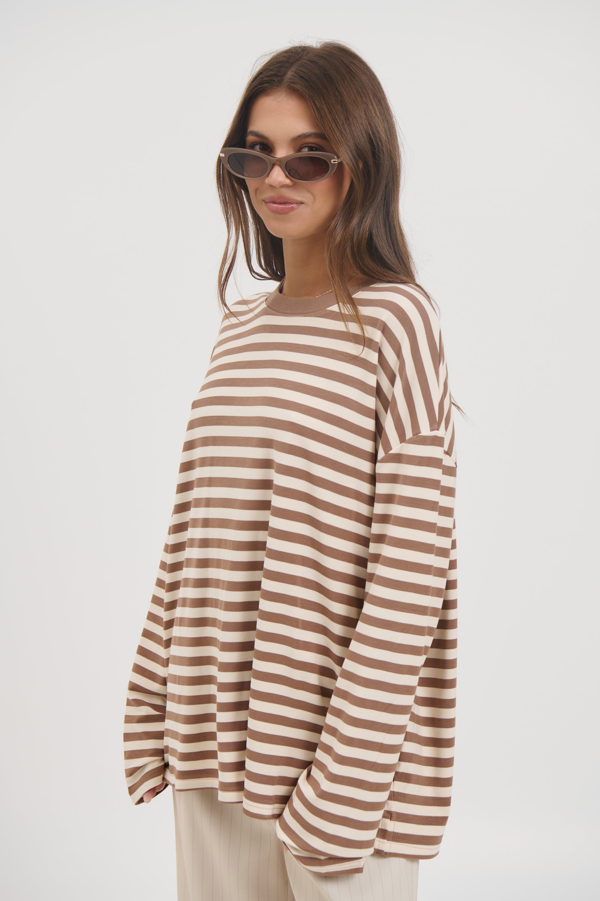 Jaida Long Sleeve Chocolate