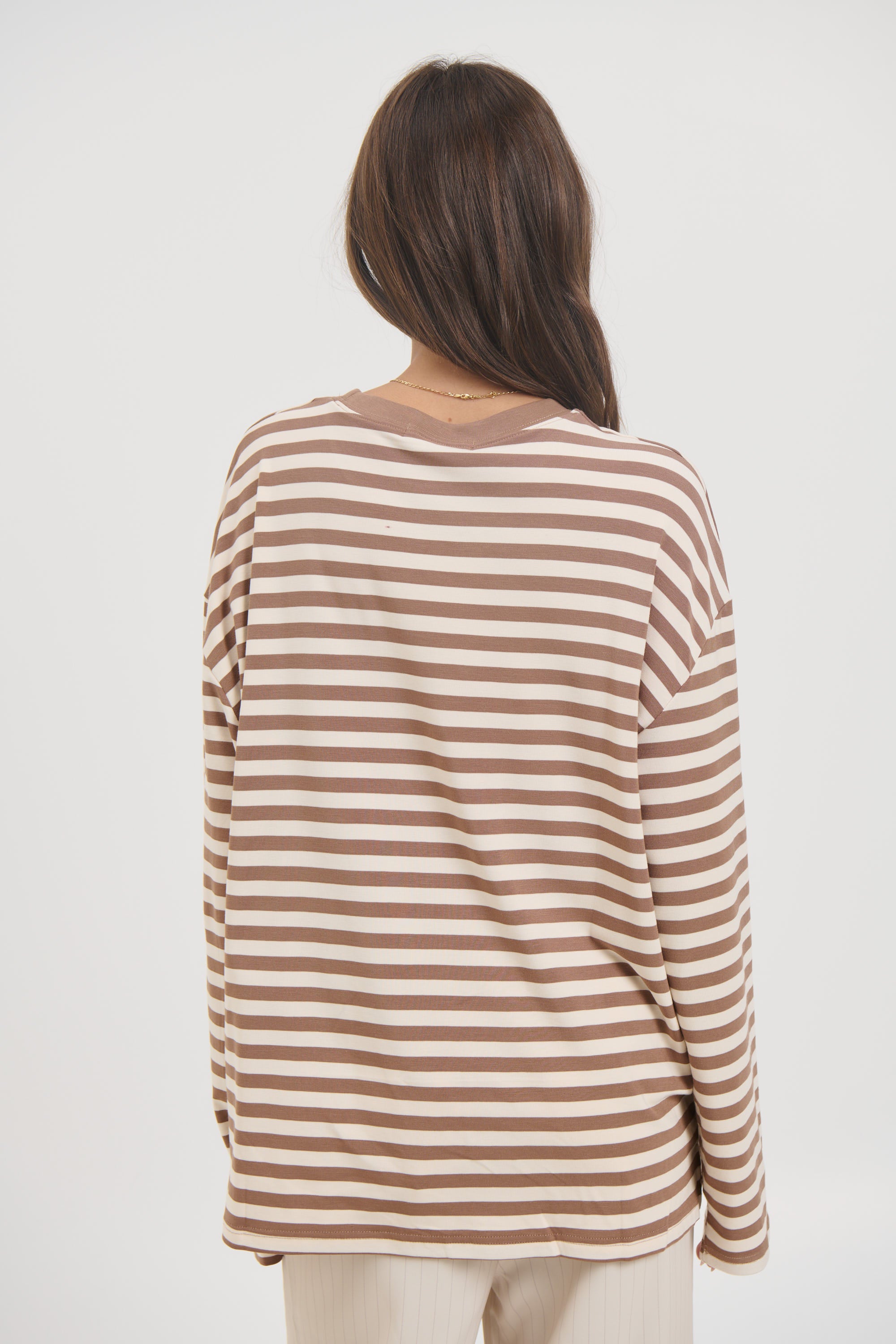 Jaida Long Sleeve Chocolate