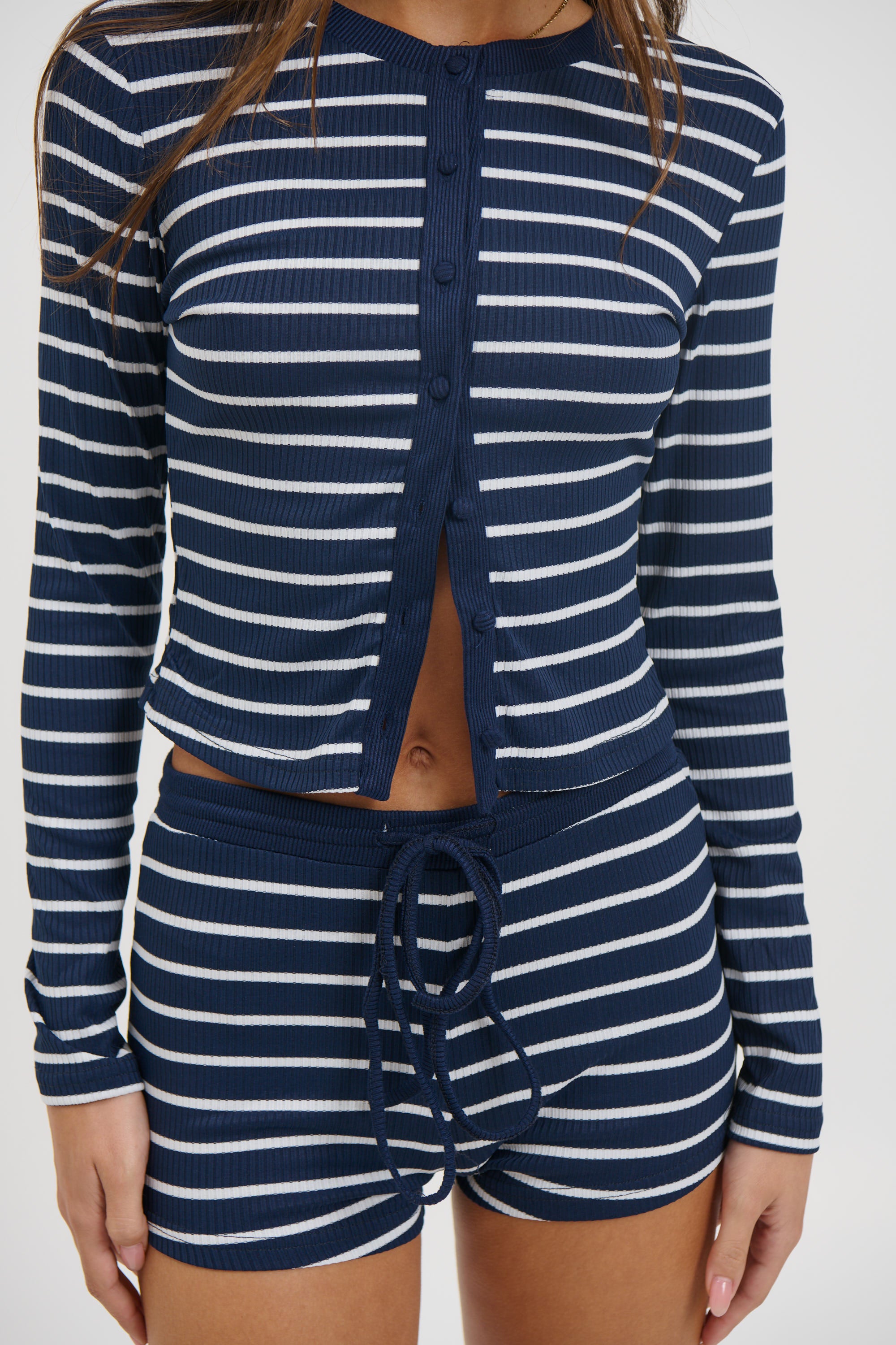Jo Stripe Set Navy