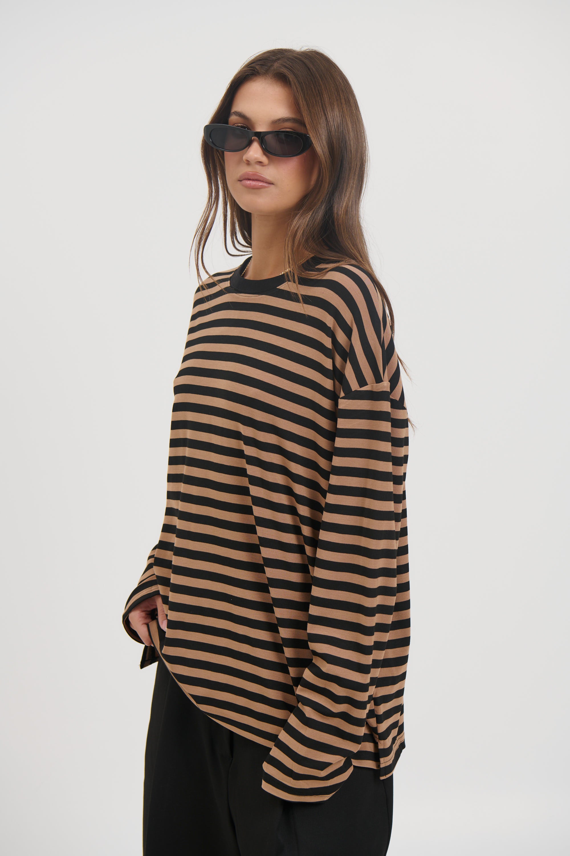 Jaida Long Sleeve Mocha