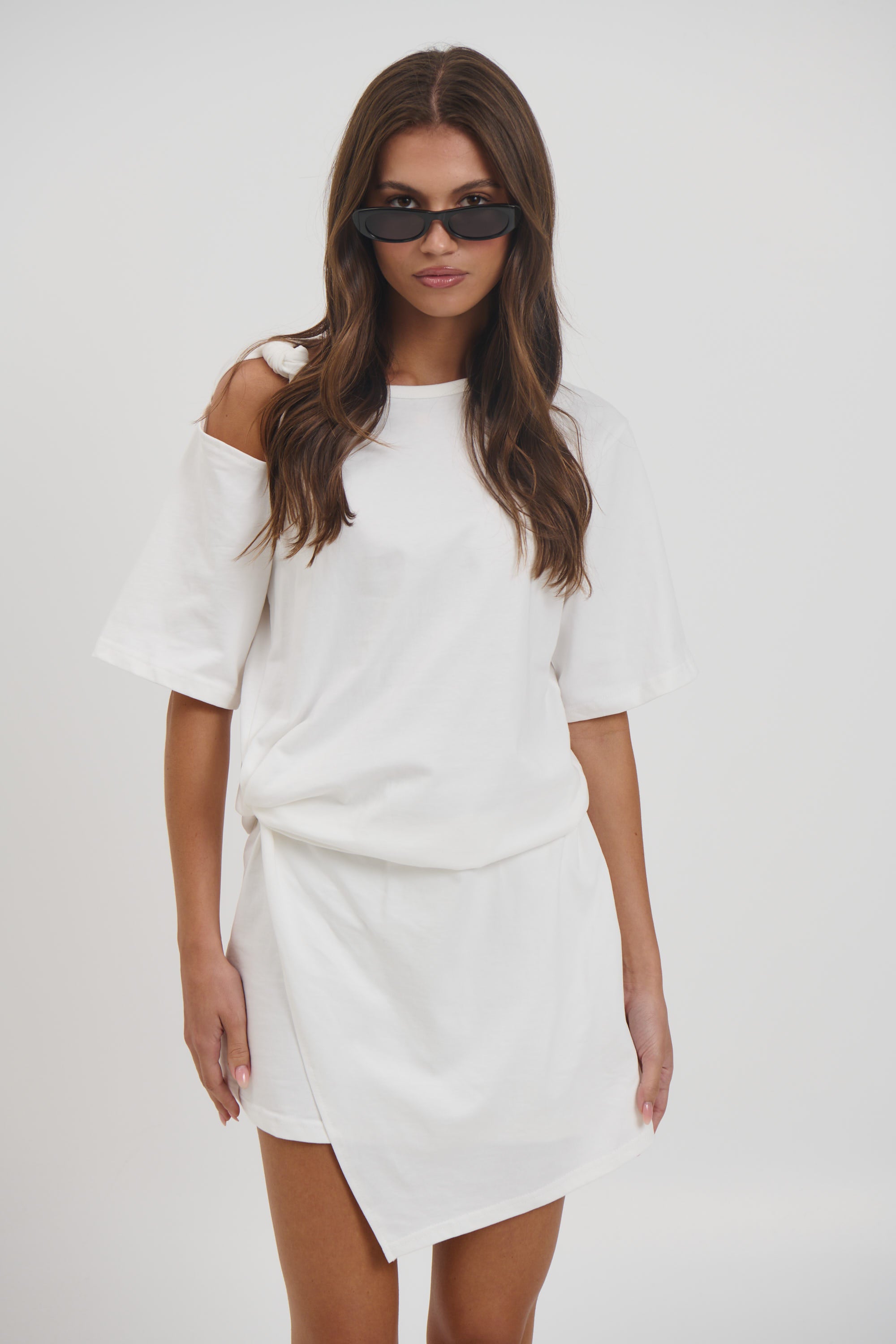 Raquel Mini Dress White