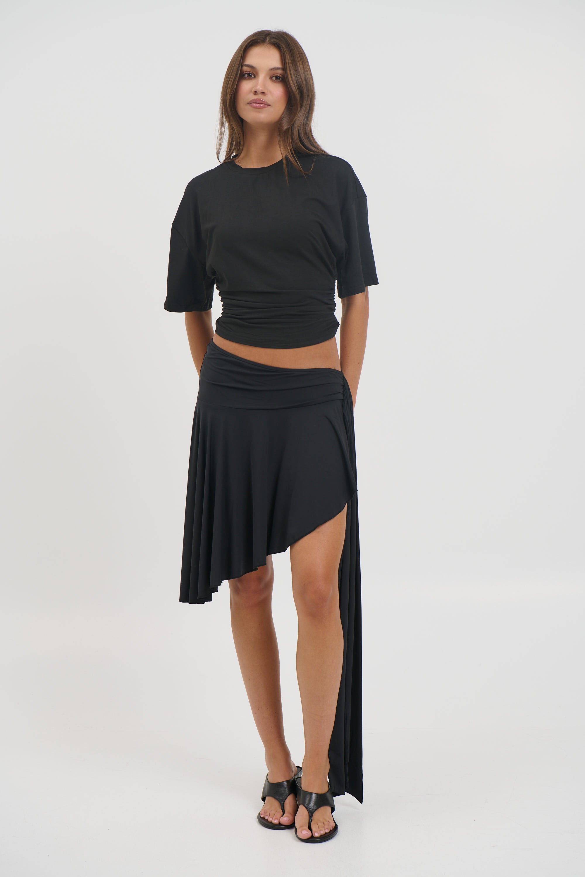 Safari Midi Skirt Noir