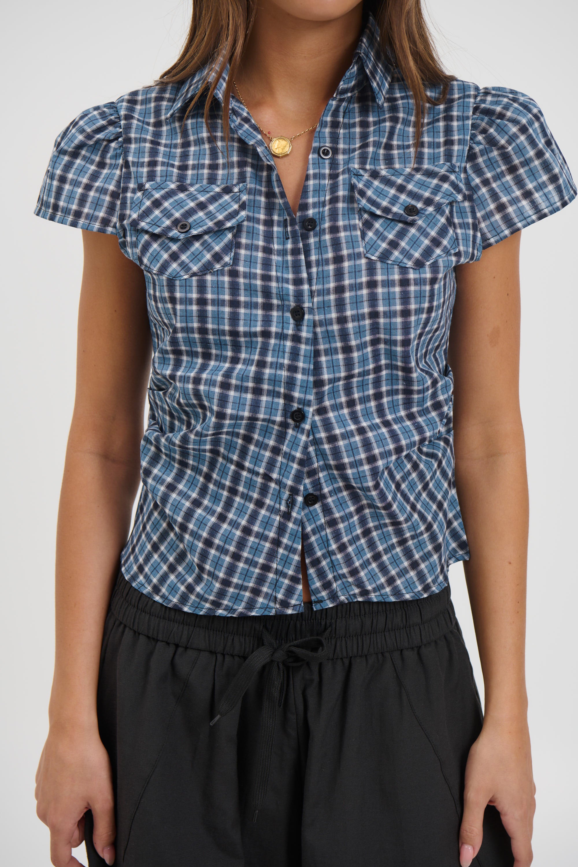Zane Short Sleeve Shirt Blue