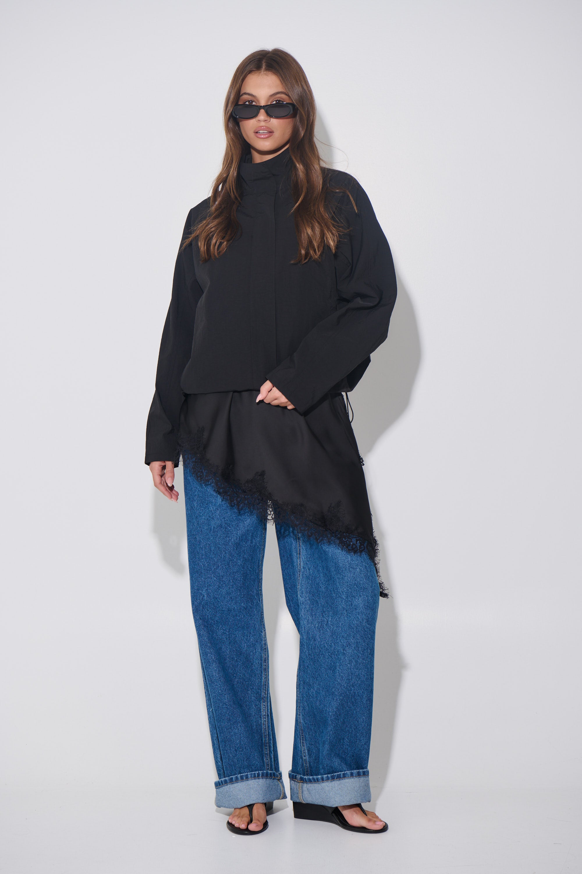 Shoreline Windbreaker Noir