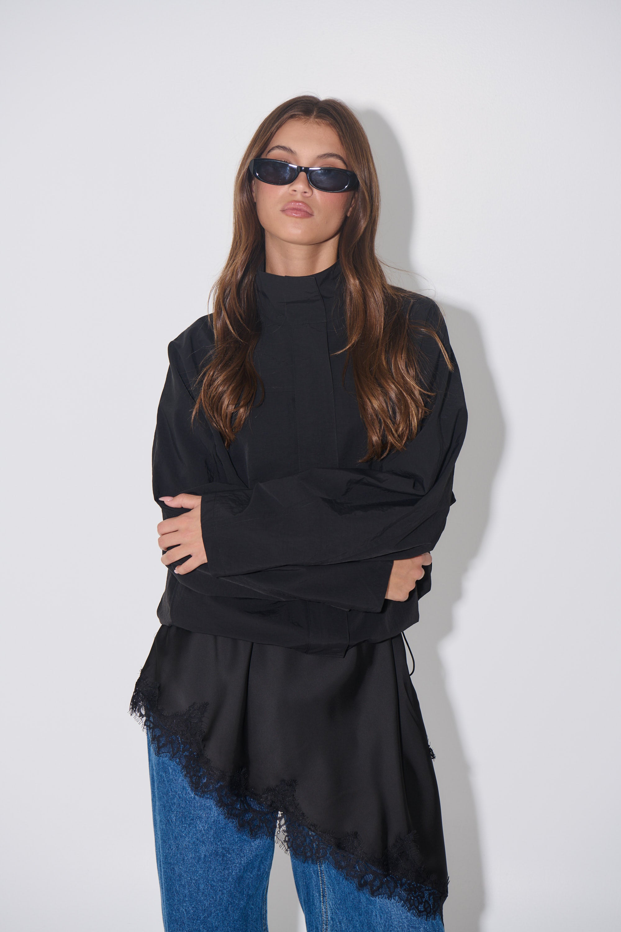 Shoreline Windbreaker Noir