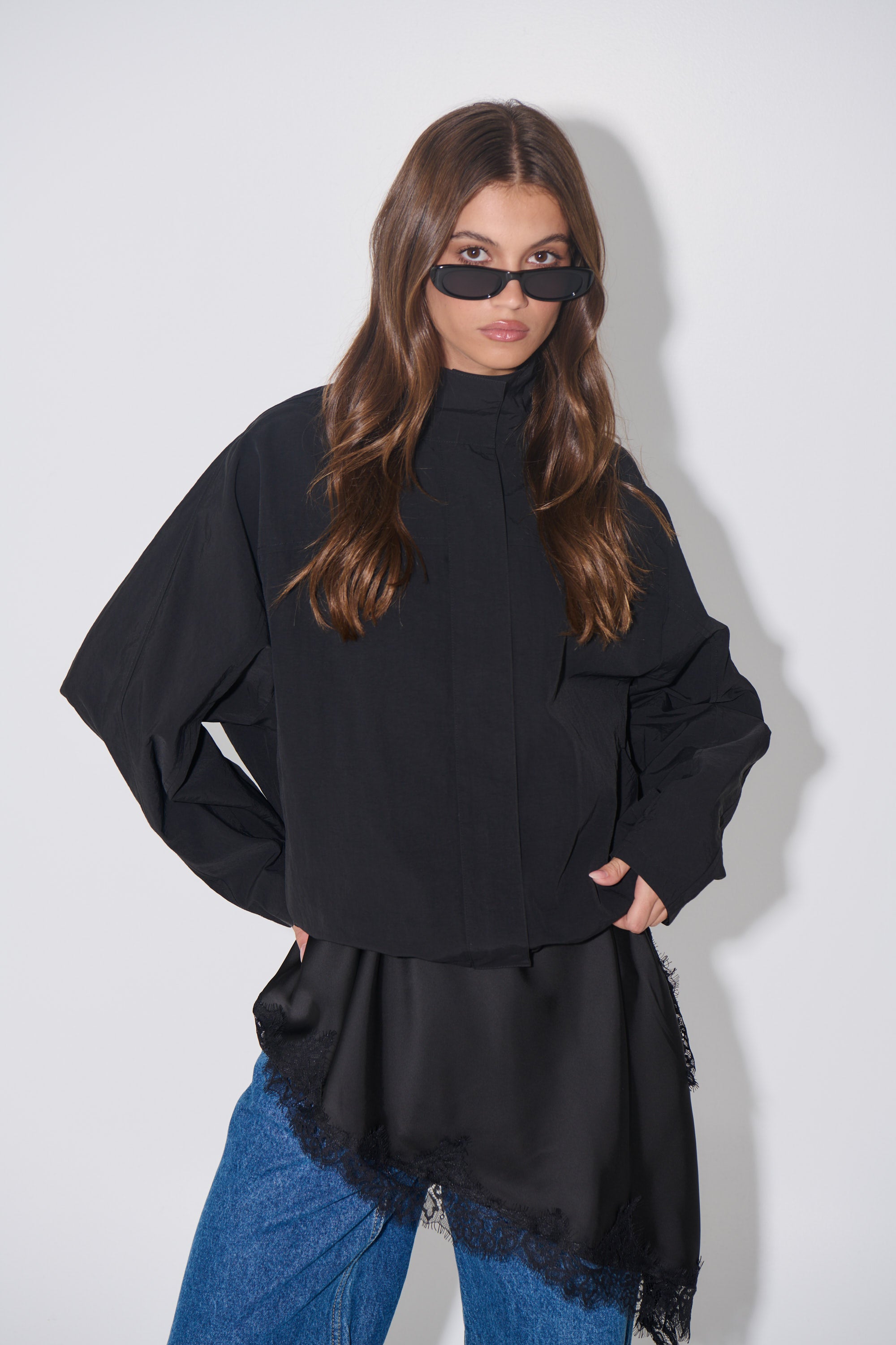 Shoreline Windbreaker Noir