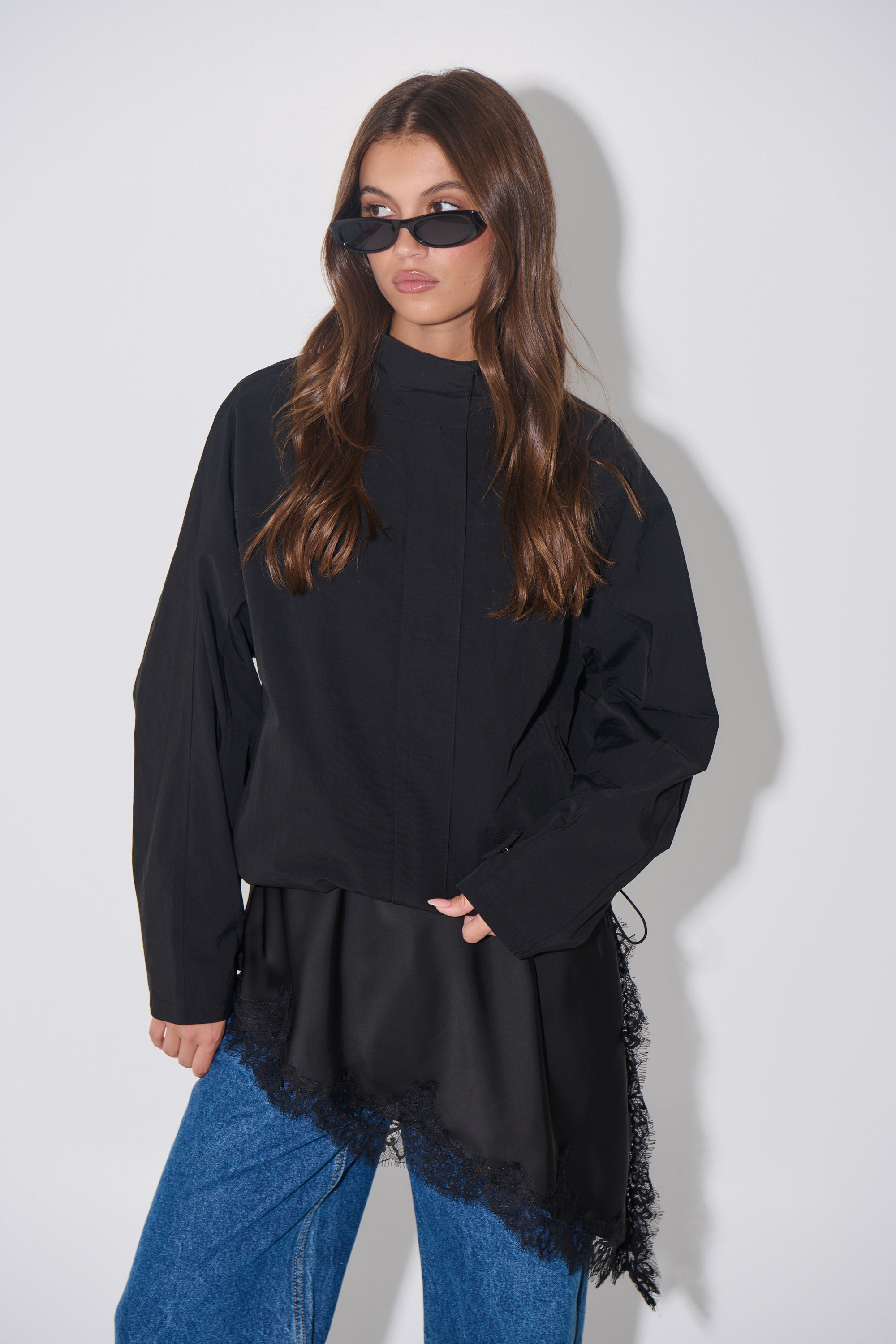 Shoreline Windbreaker Noir