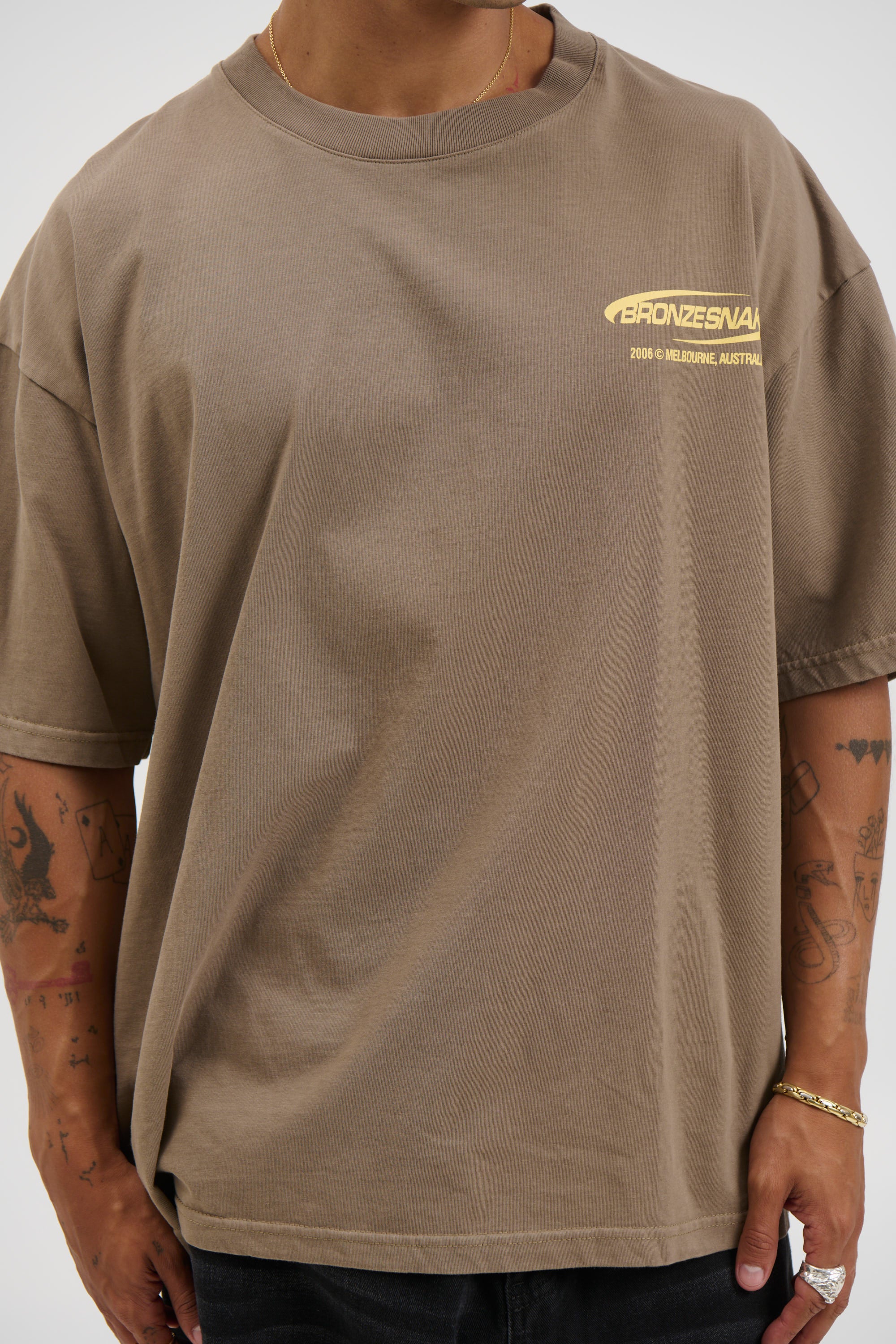 Bronze Snake Classic Tee Army
