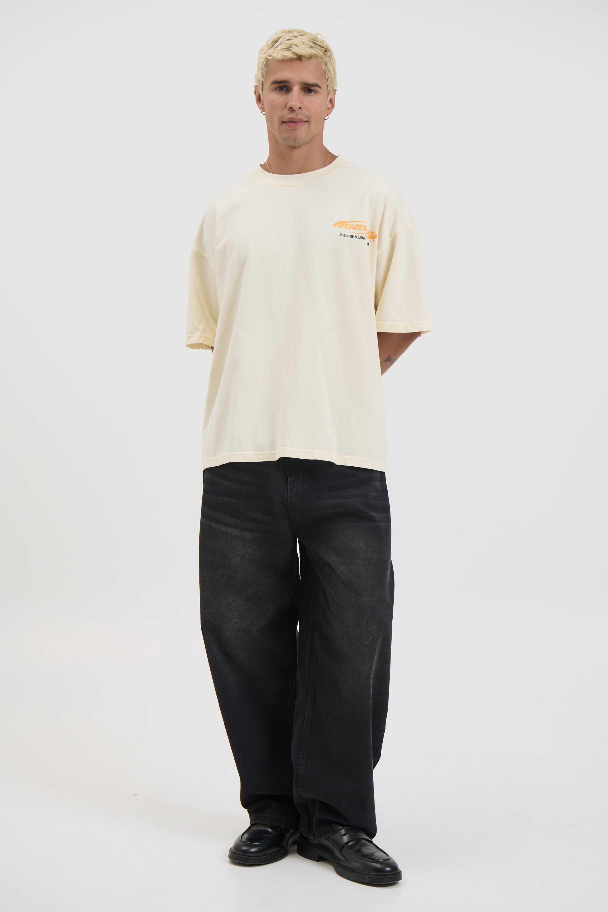 Bronze Snake Classic Tee Ivory