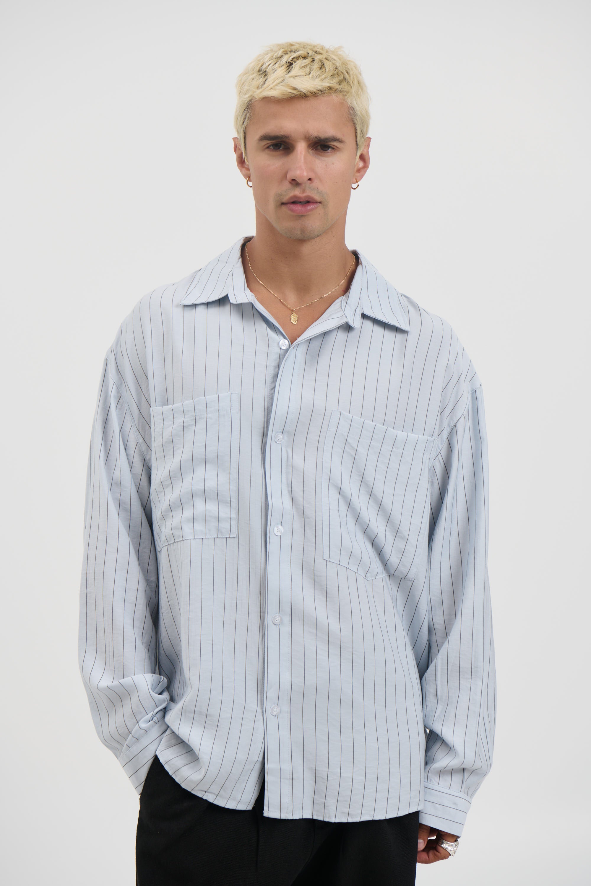 Will Relaxed Shirt Blue