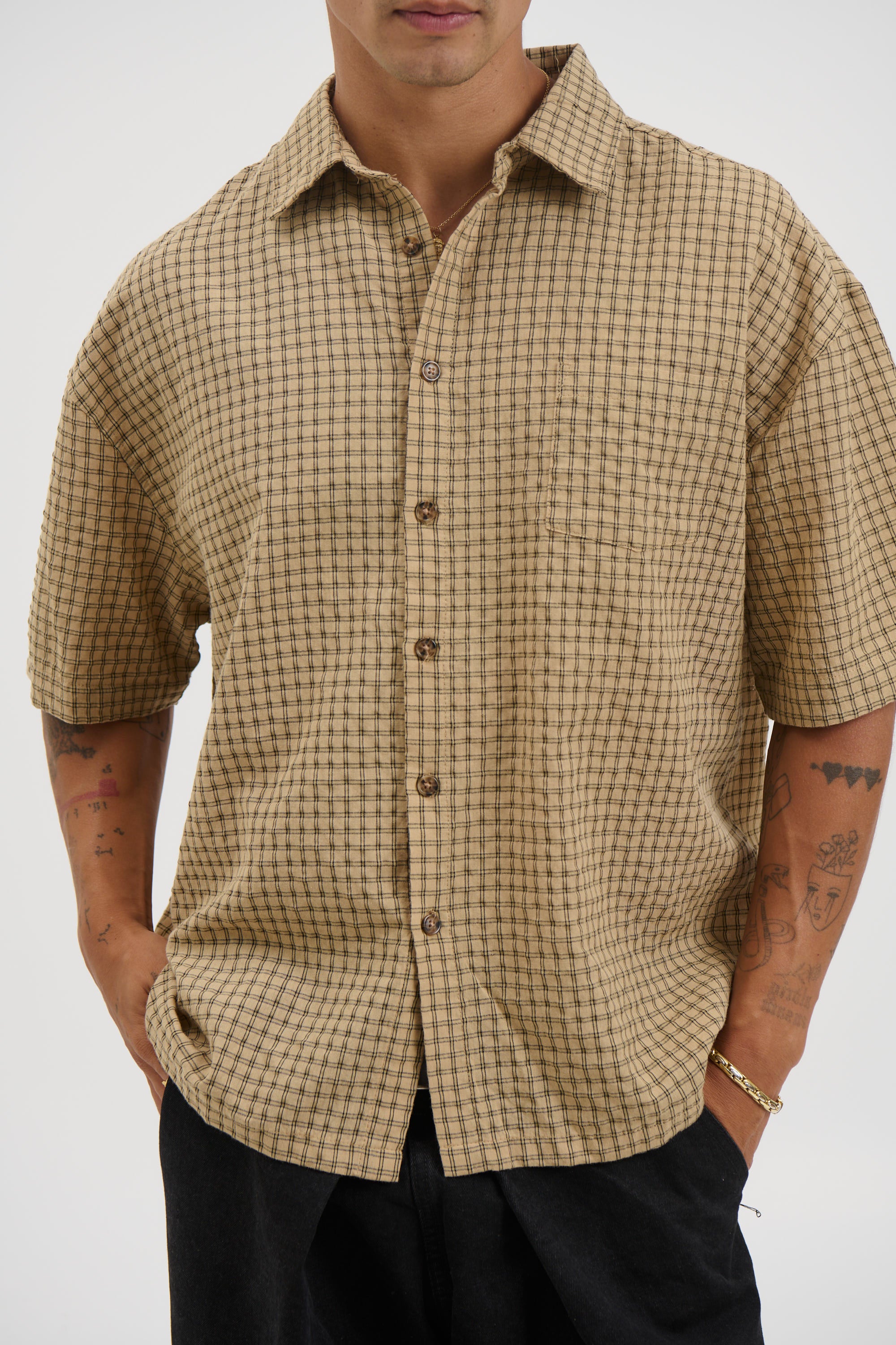 Nathaniel Drop Shirt Check