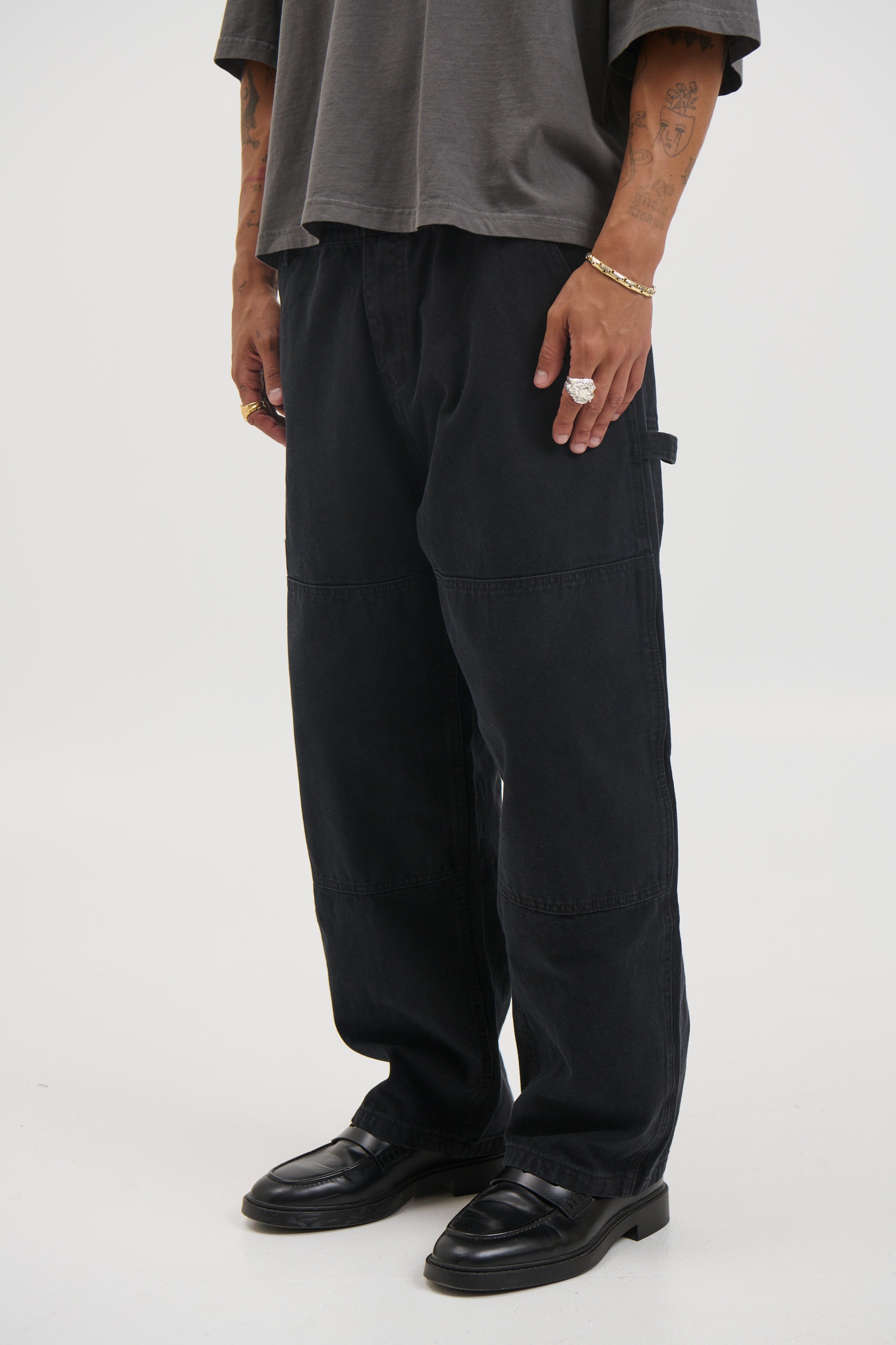 Cotton Drill Pant Black