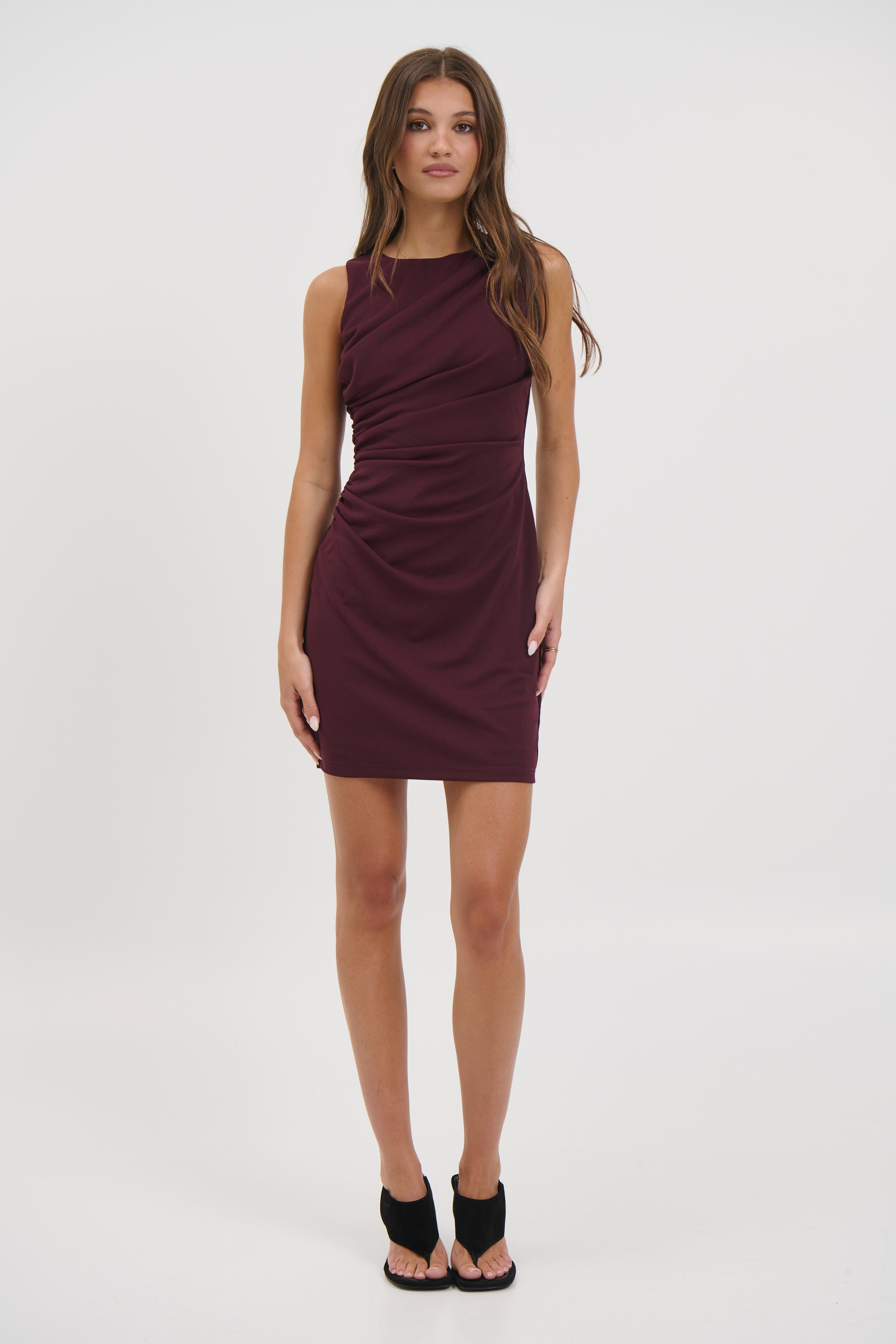 Avalee Mini Dress Plum