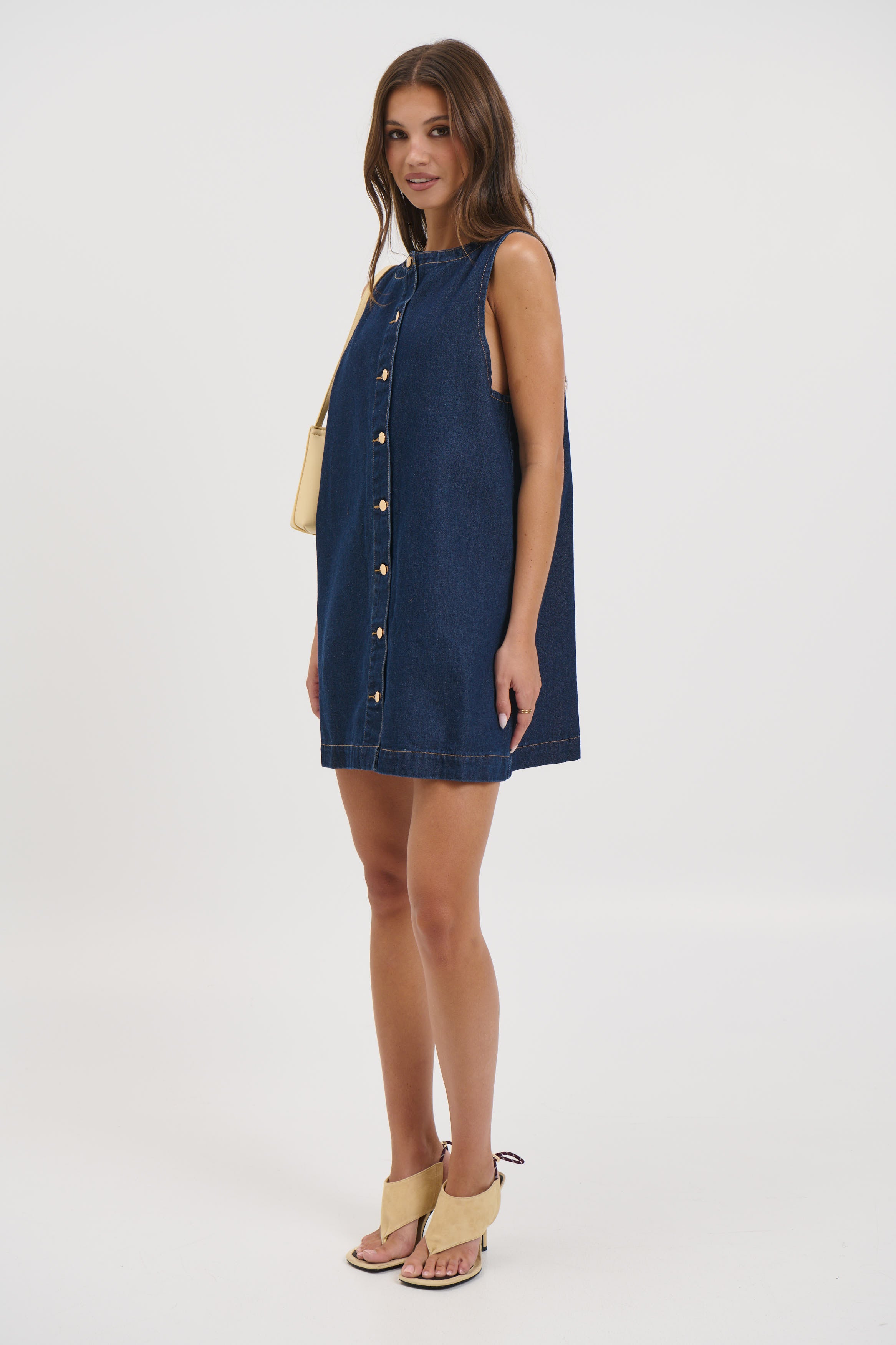 Jaymes Denim Dress Indigo