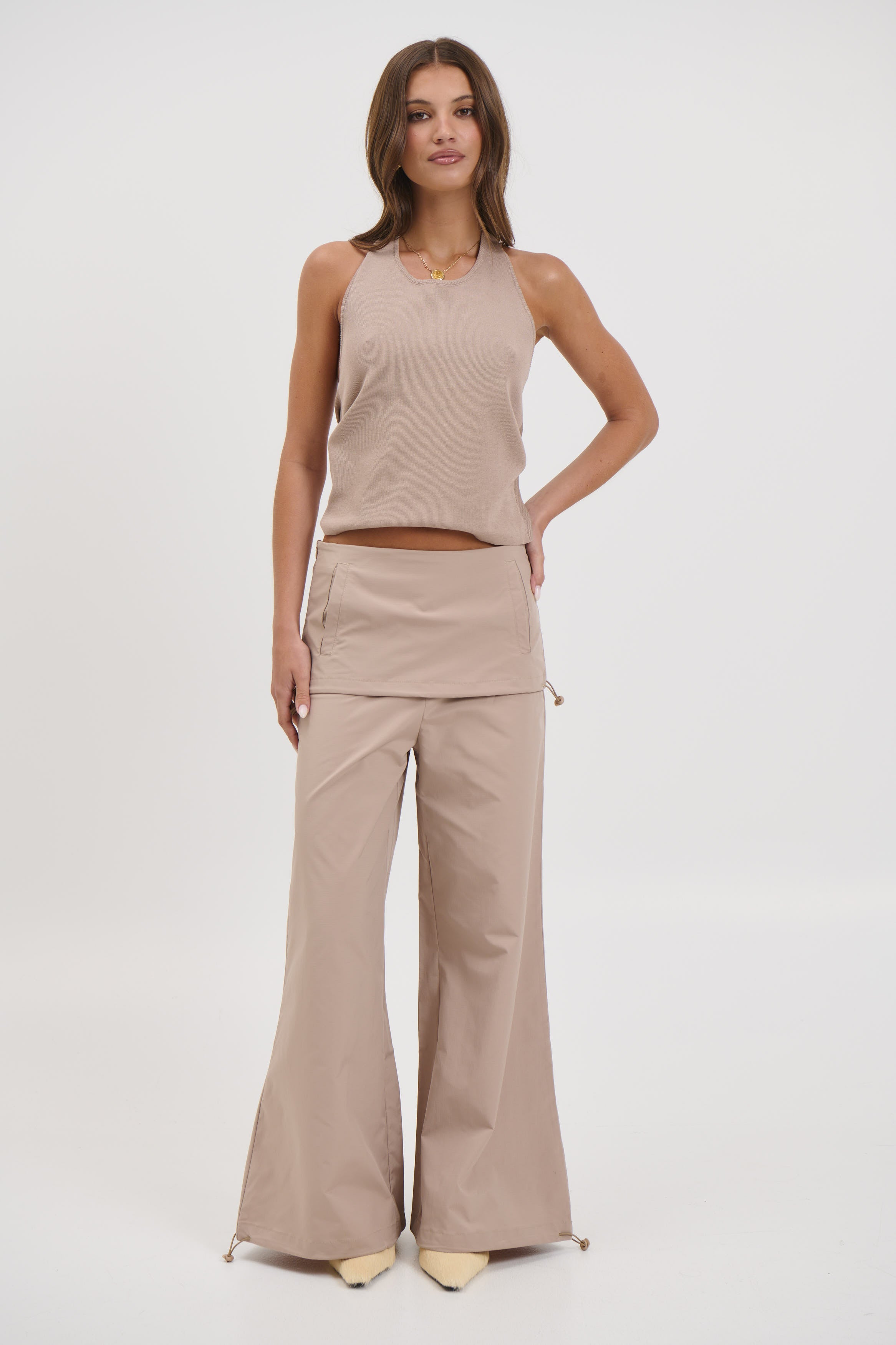 Opal Halter Top Sand