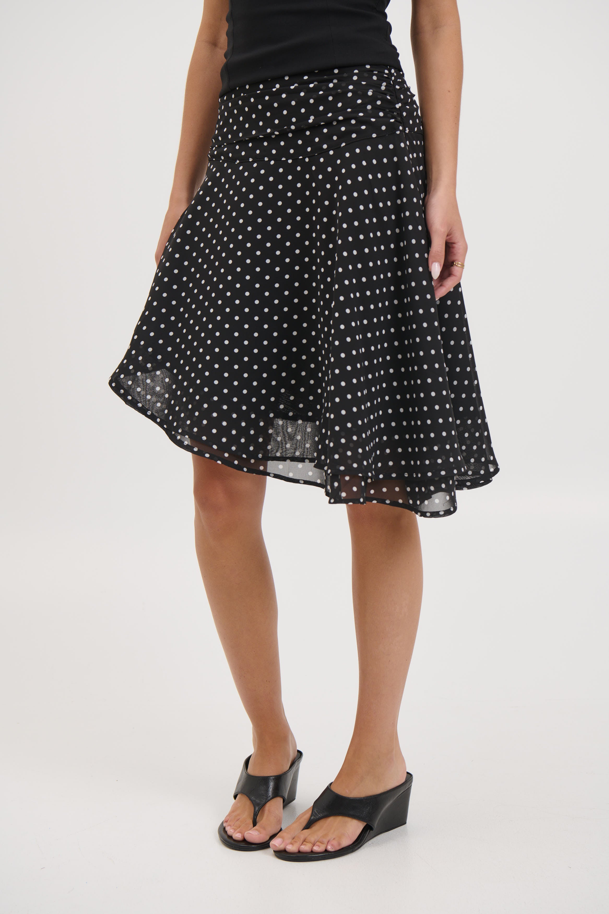 Paloma Midi Skirt Black