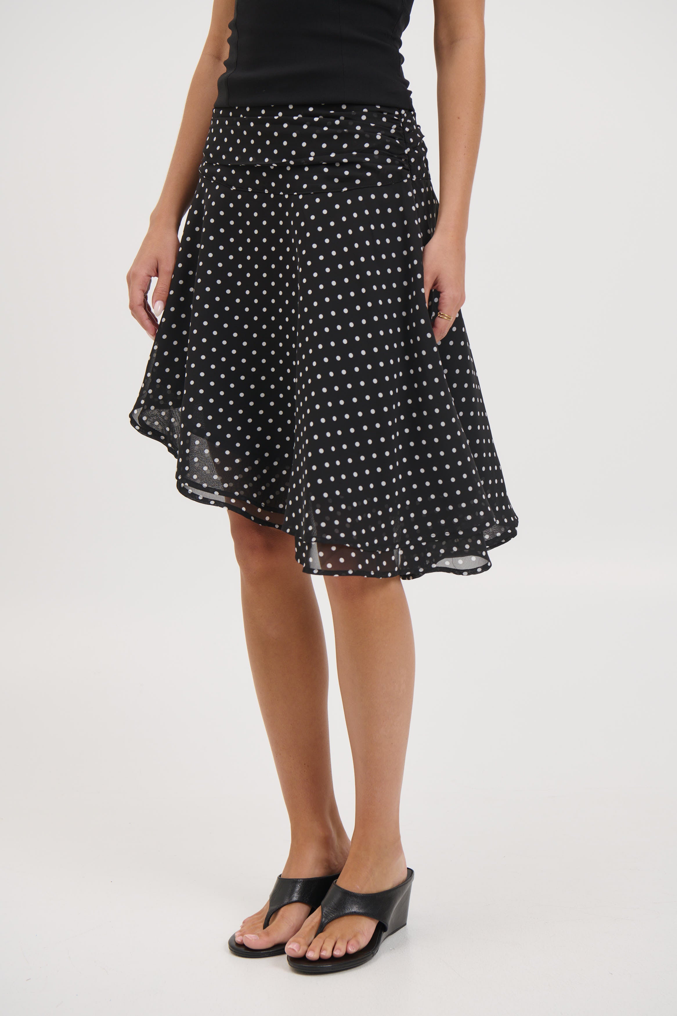 Paloma Midi Skirt Black