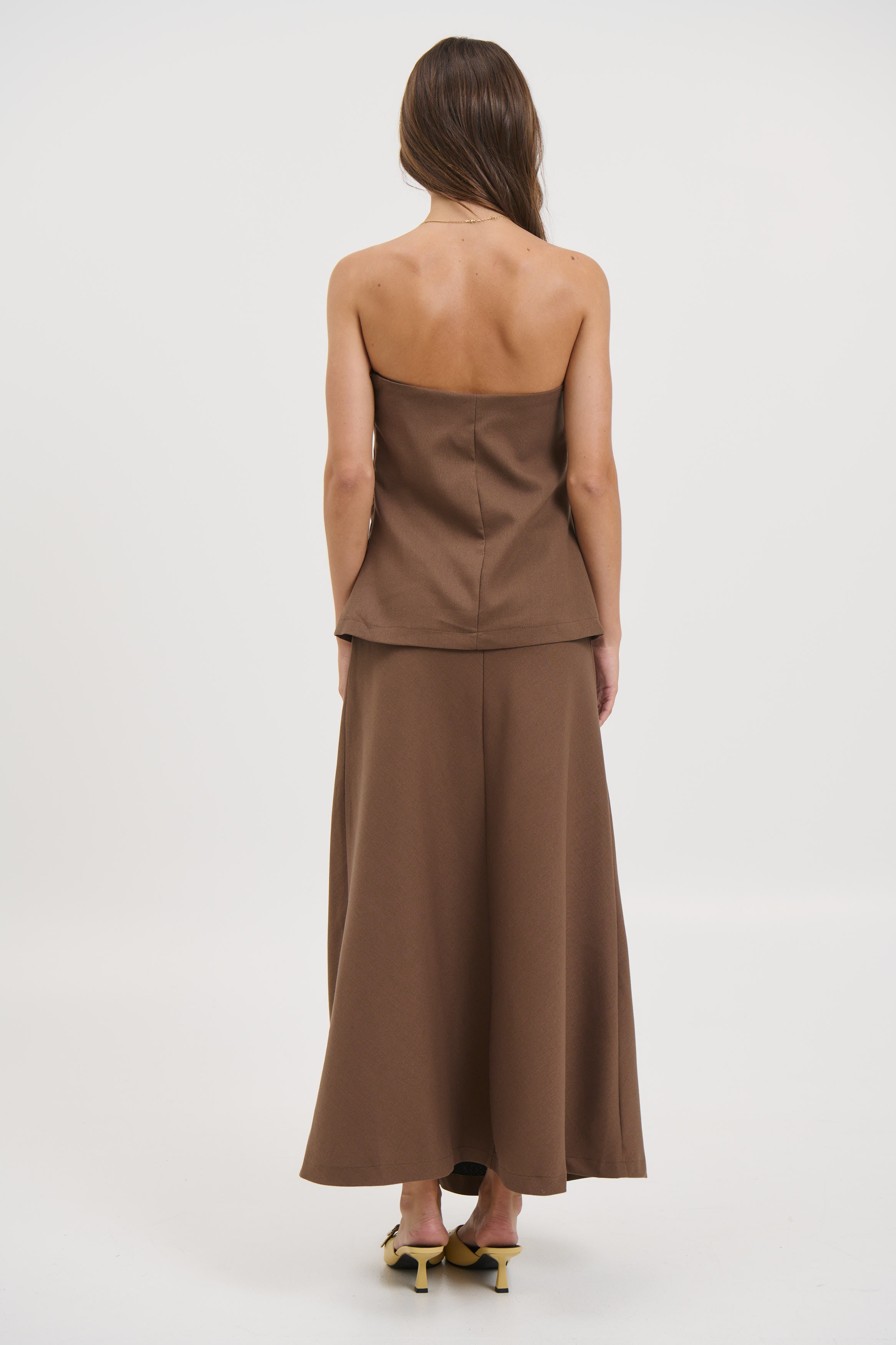 Riley Maxi Dress Chocolate