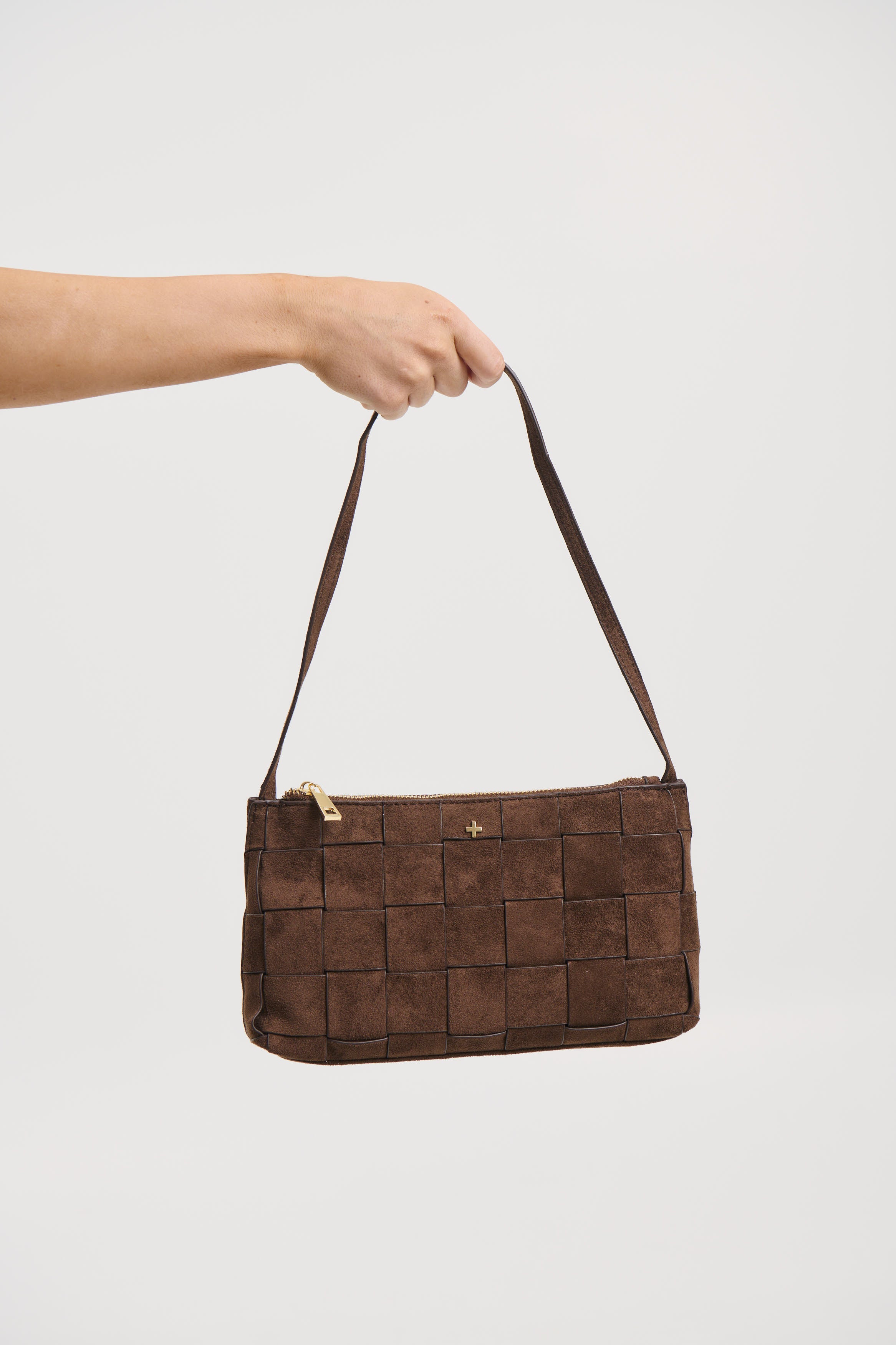 Portia Woven Shoulder Bag