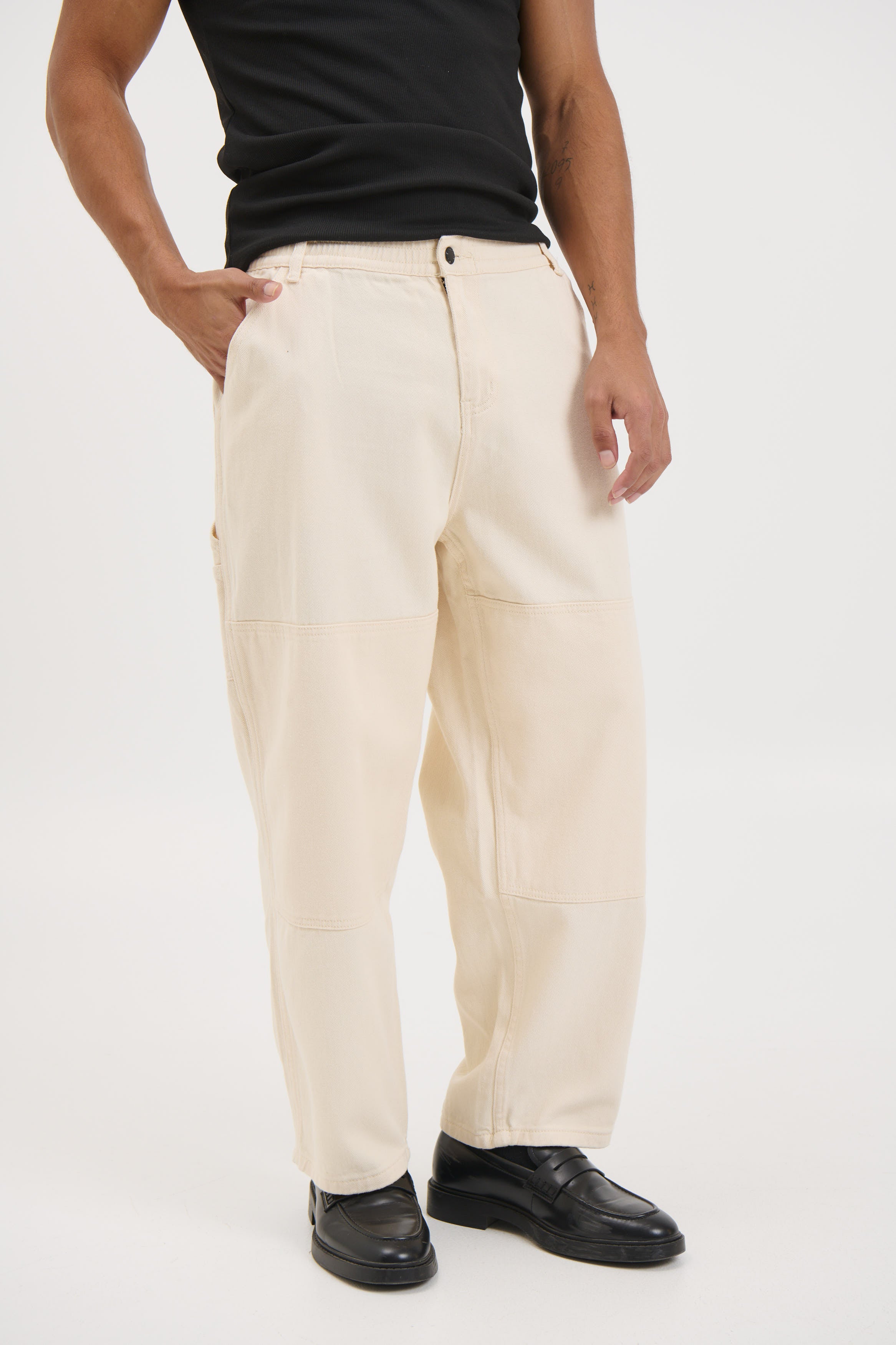 Cotton Drill Pant Beige