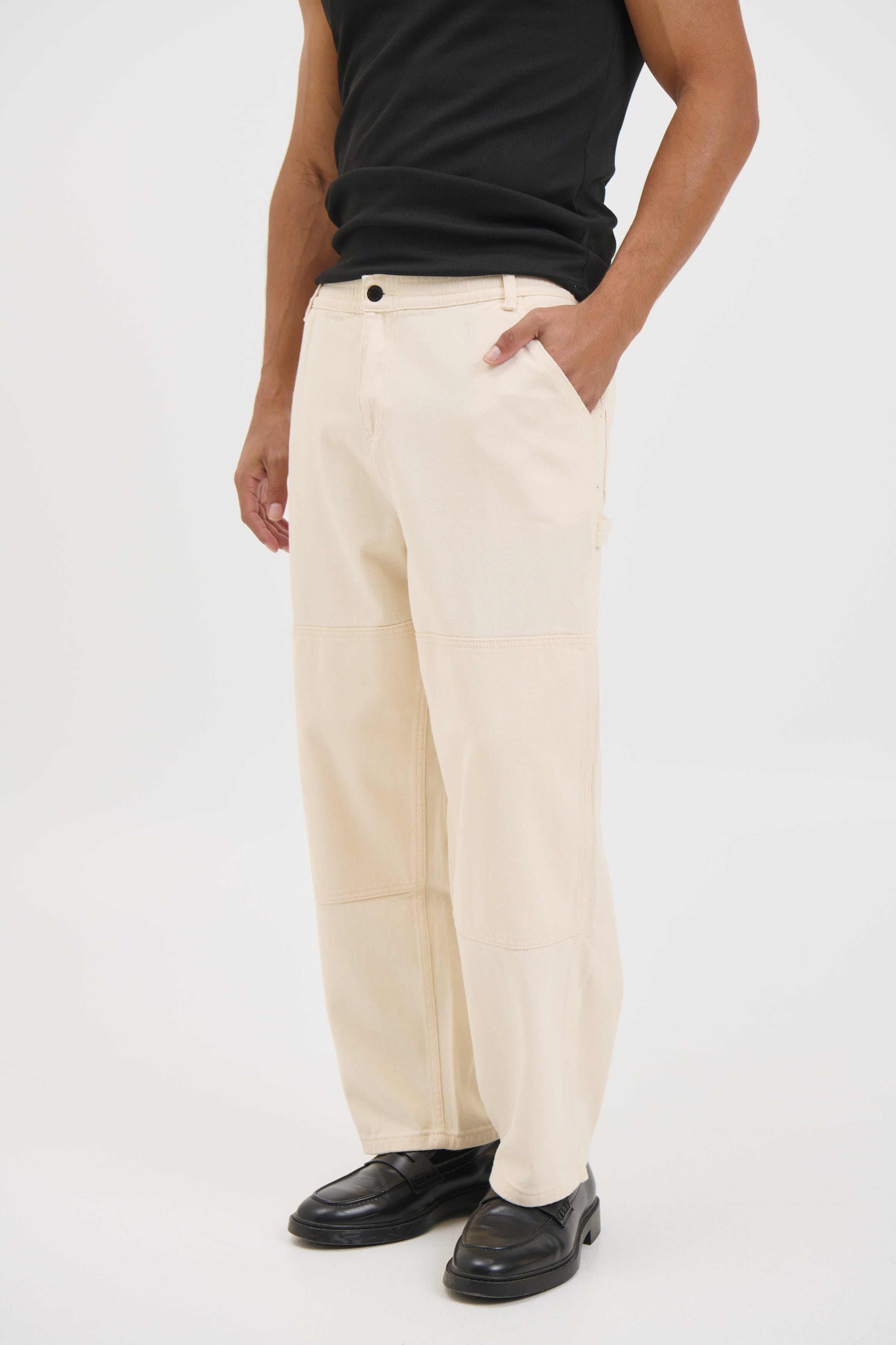 Cotton Drill Pant Beige