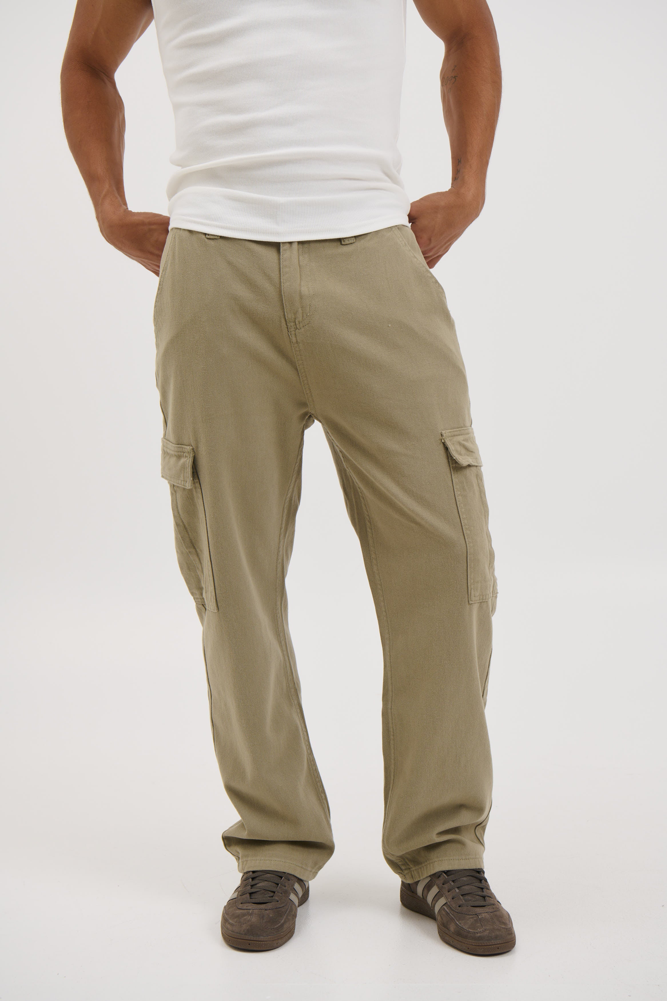 Ryder Baggy Pants Khaki