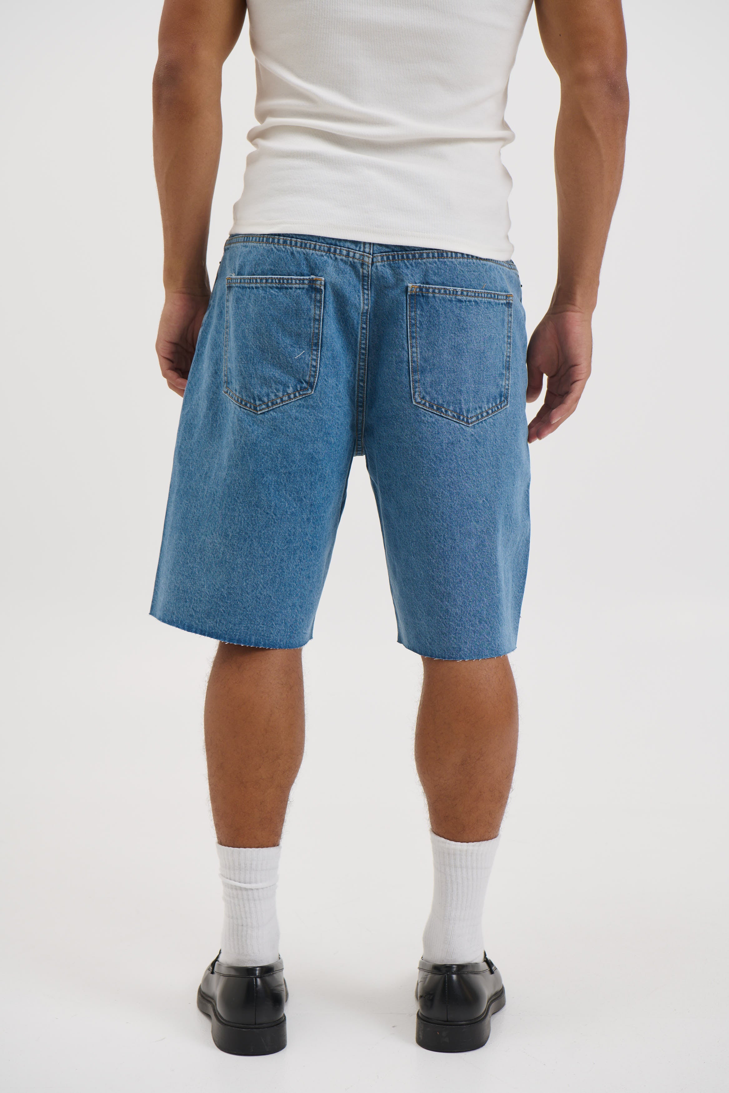 Cal Raw Denim Short Blue