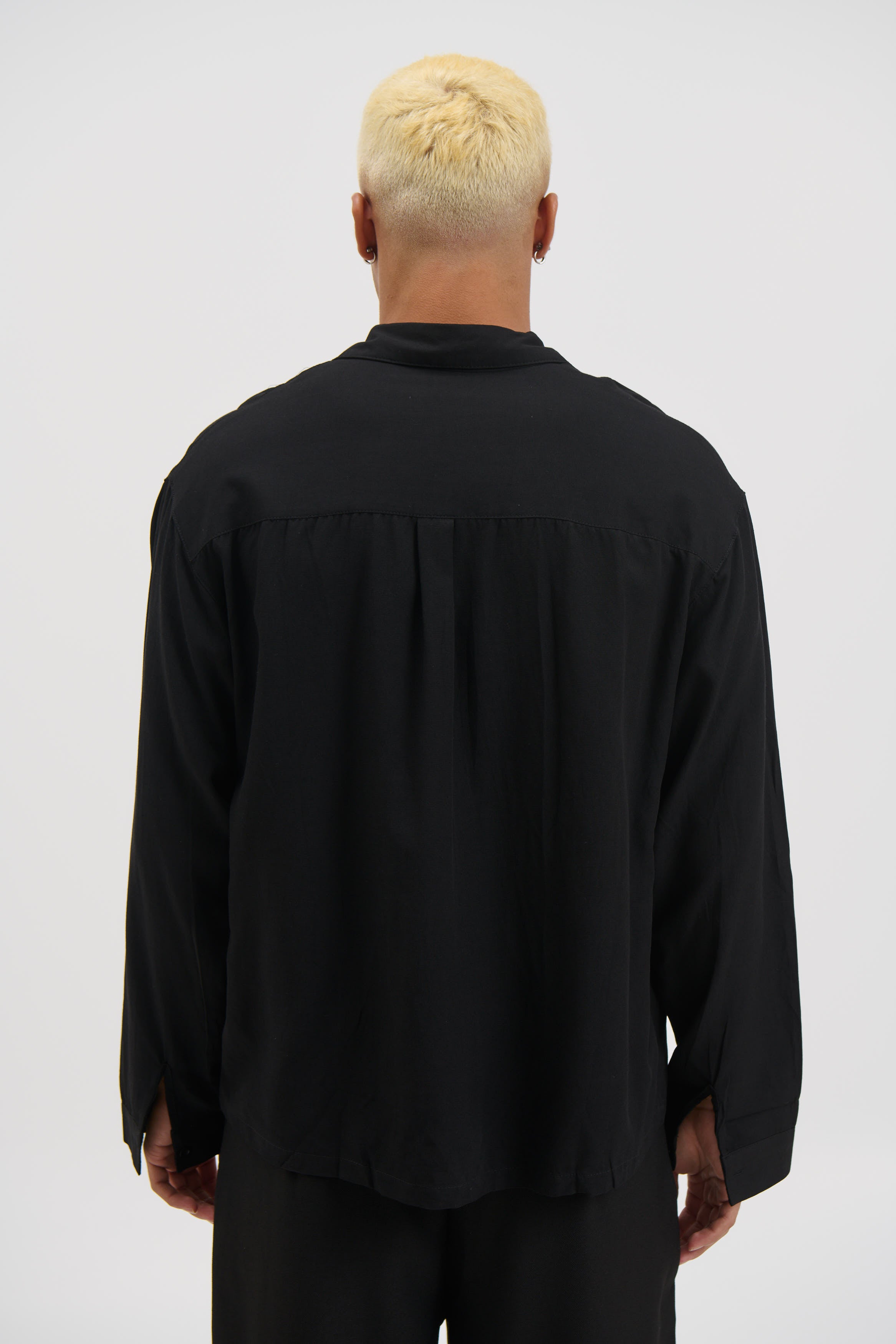 Miles Shirt Solid Black