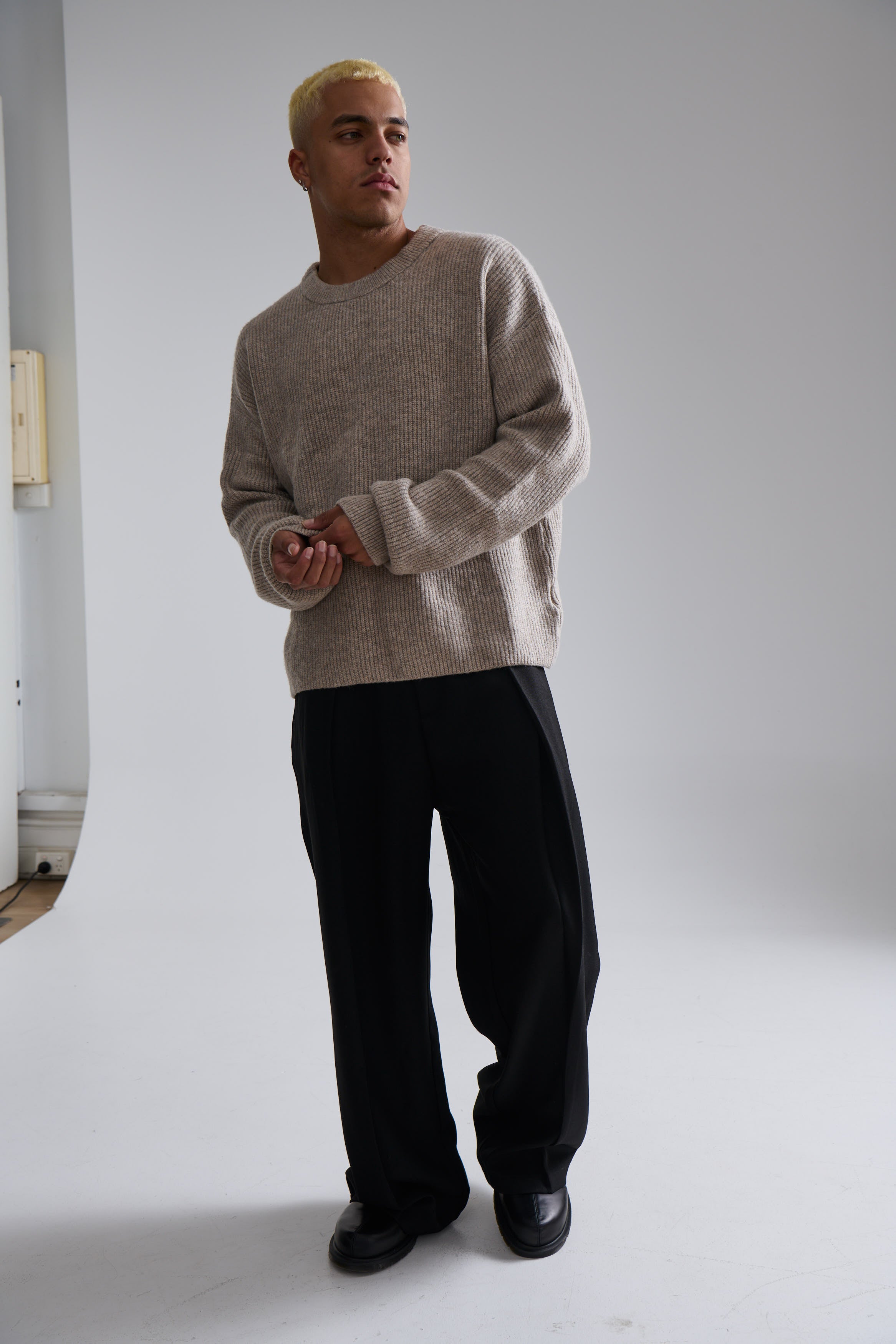 Slouch Knit Light Tan