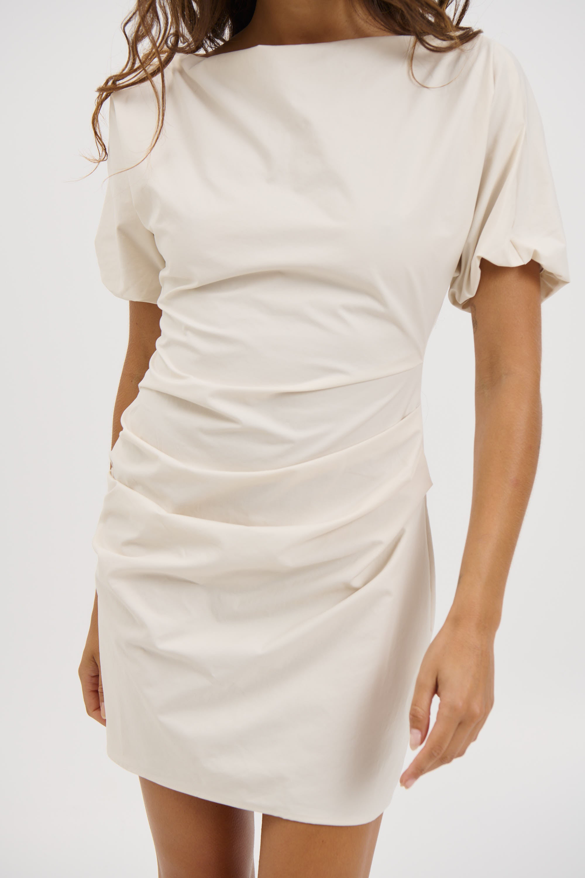 Margarita Mini Dress Beige