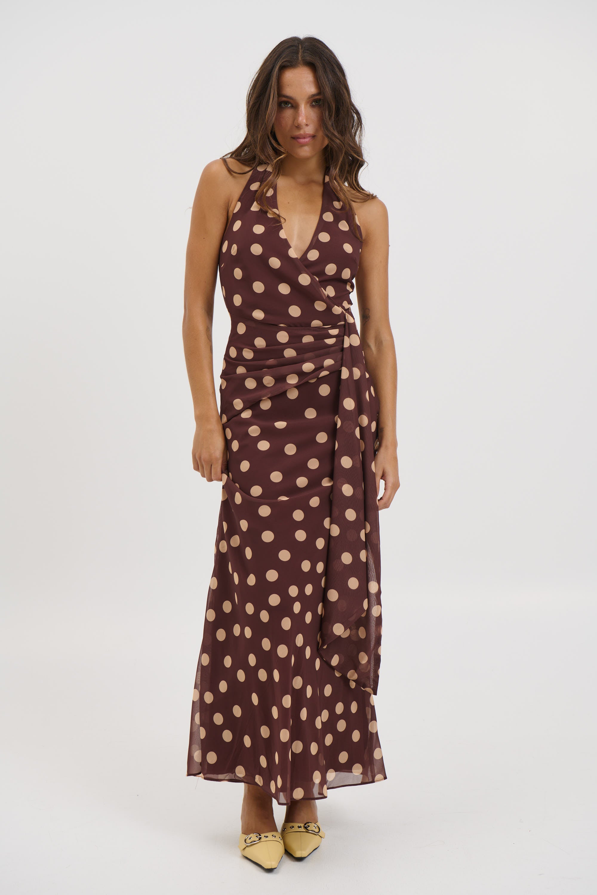 Grace Maxi Dress Chocolate