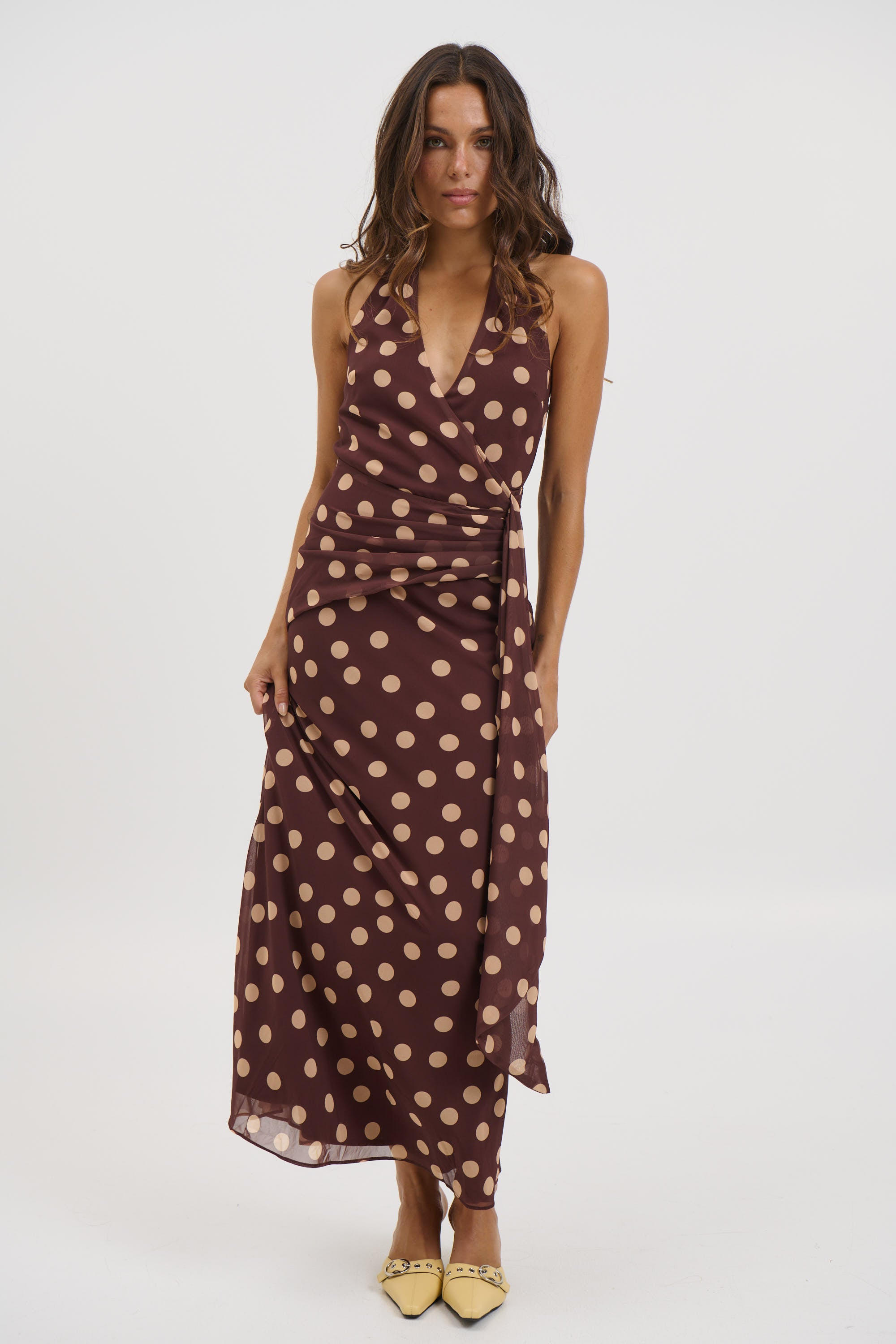 Grace Maxi Dress Chocolate