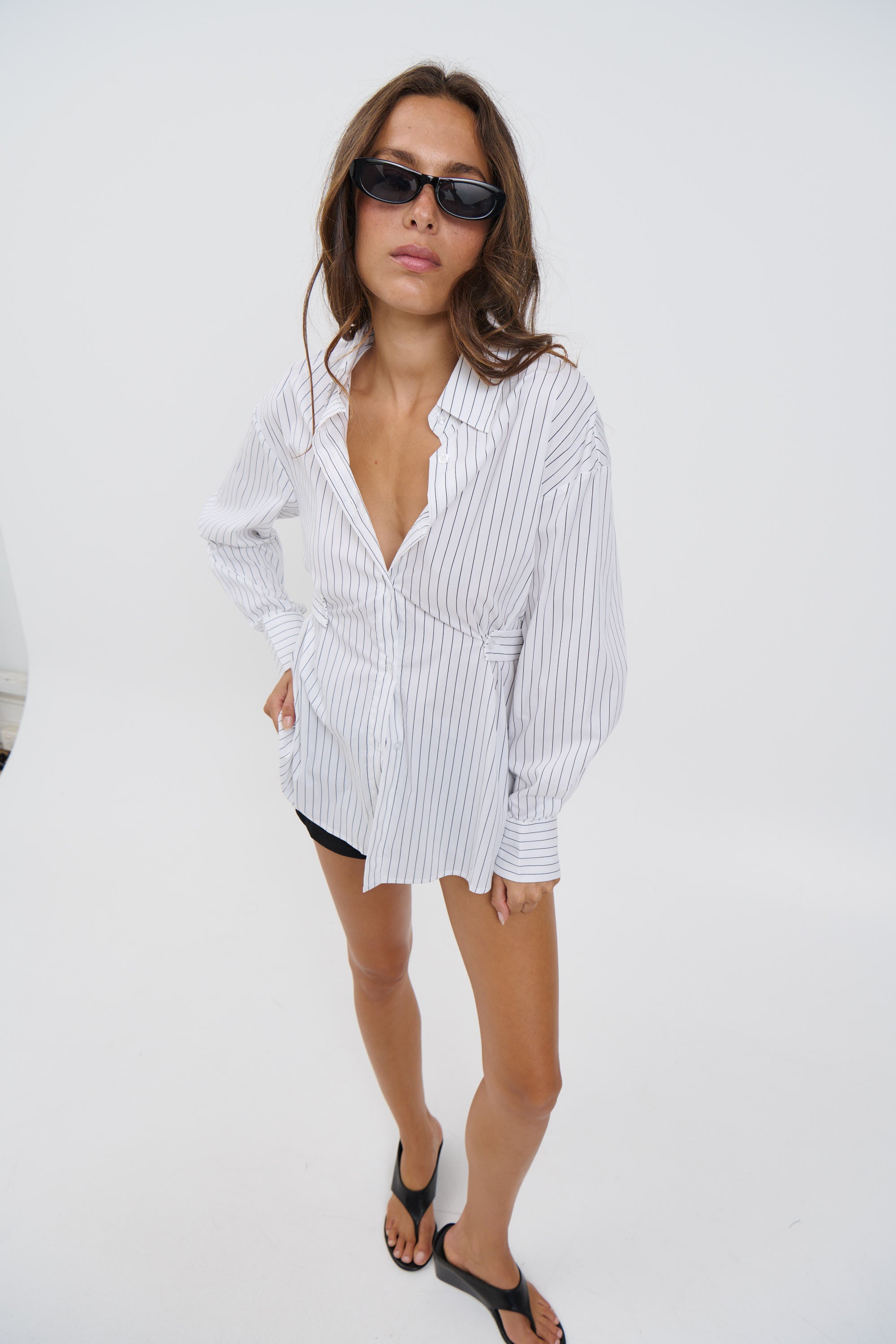 June Oversized Shirt White