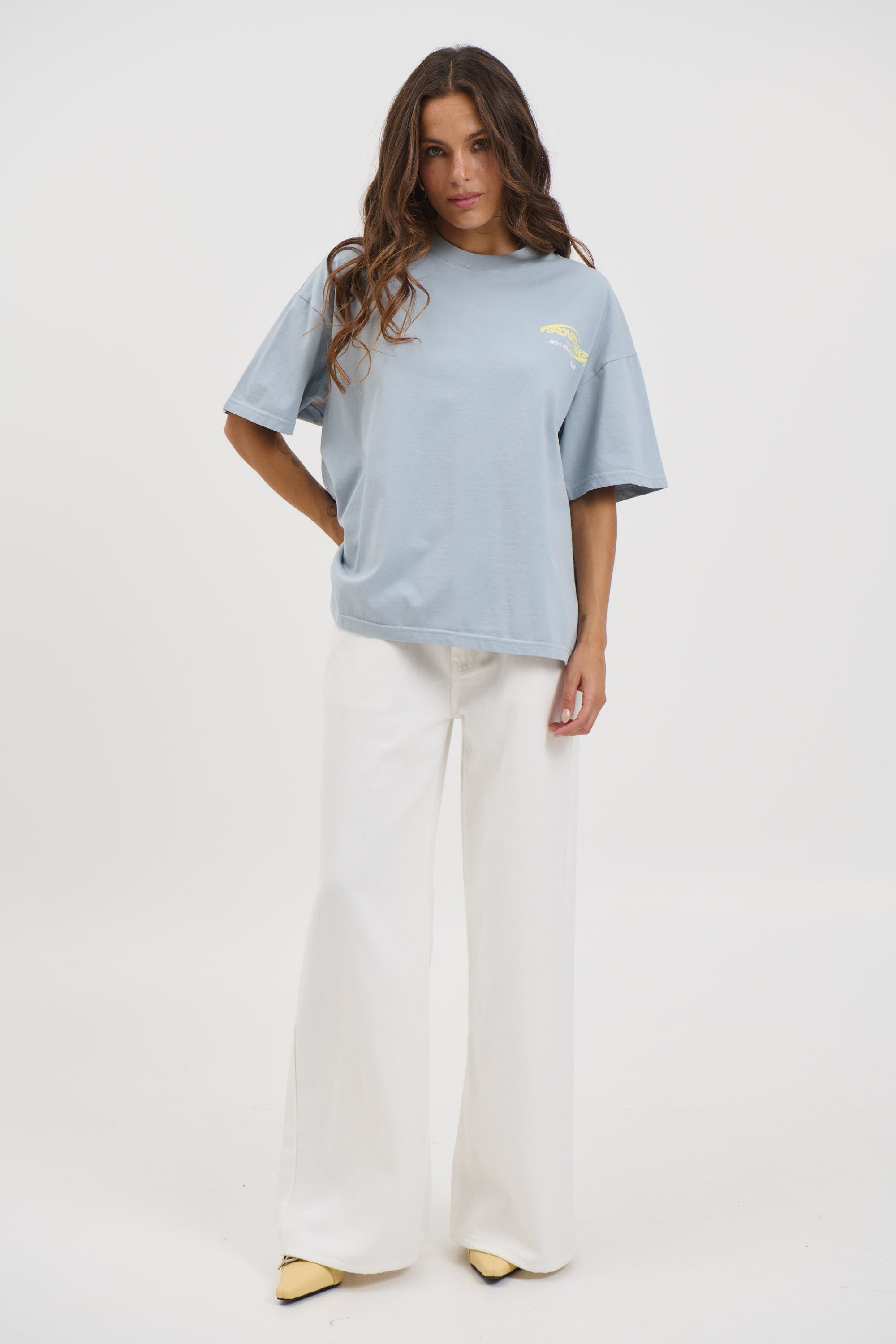 Unisex Bronze Snake Classic Tee Blue