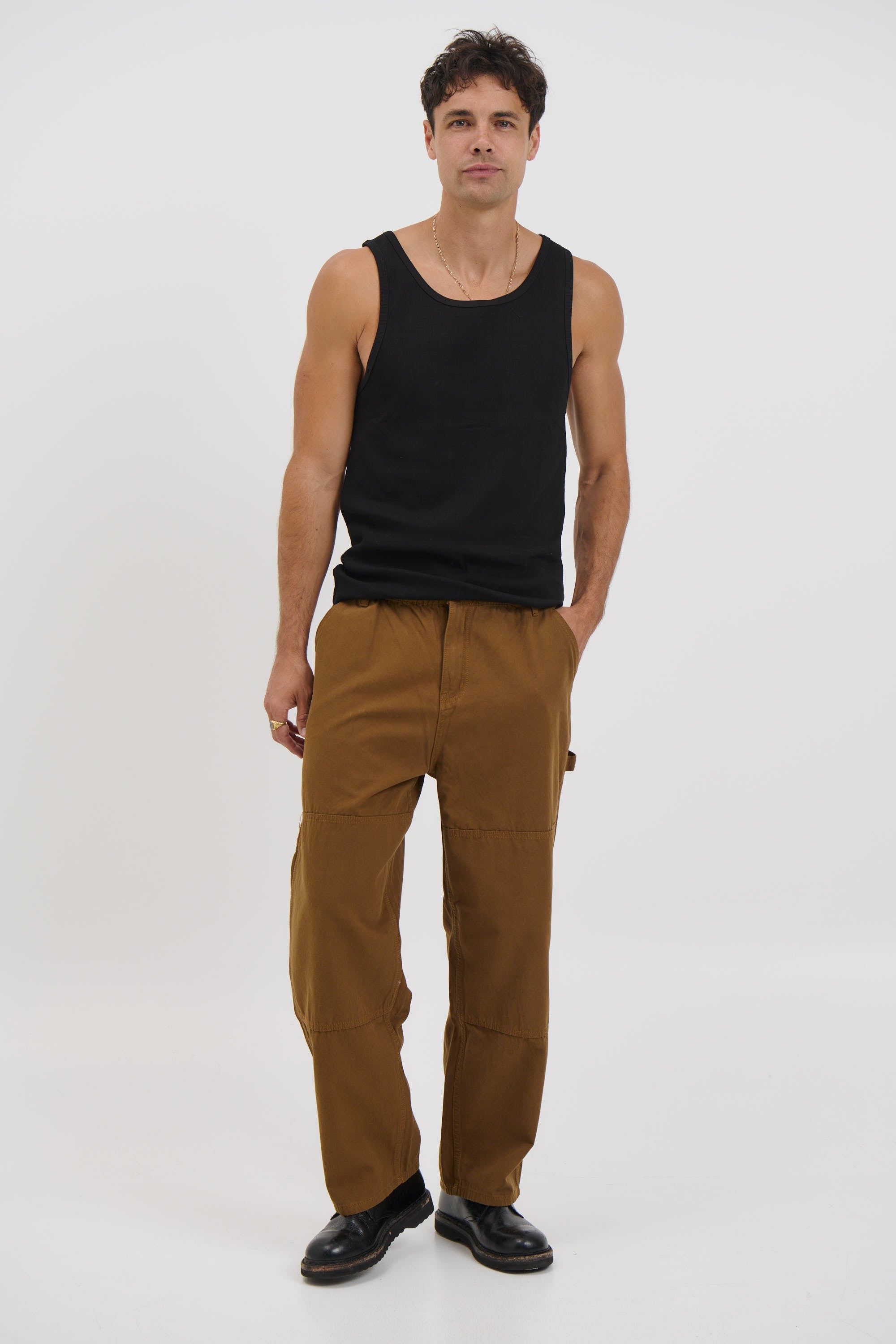 Cotton Drill Pant Choc