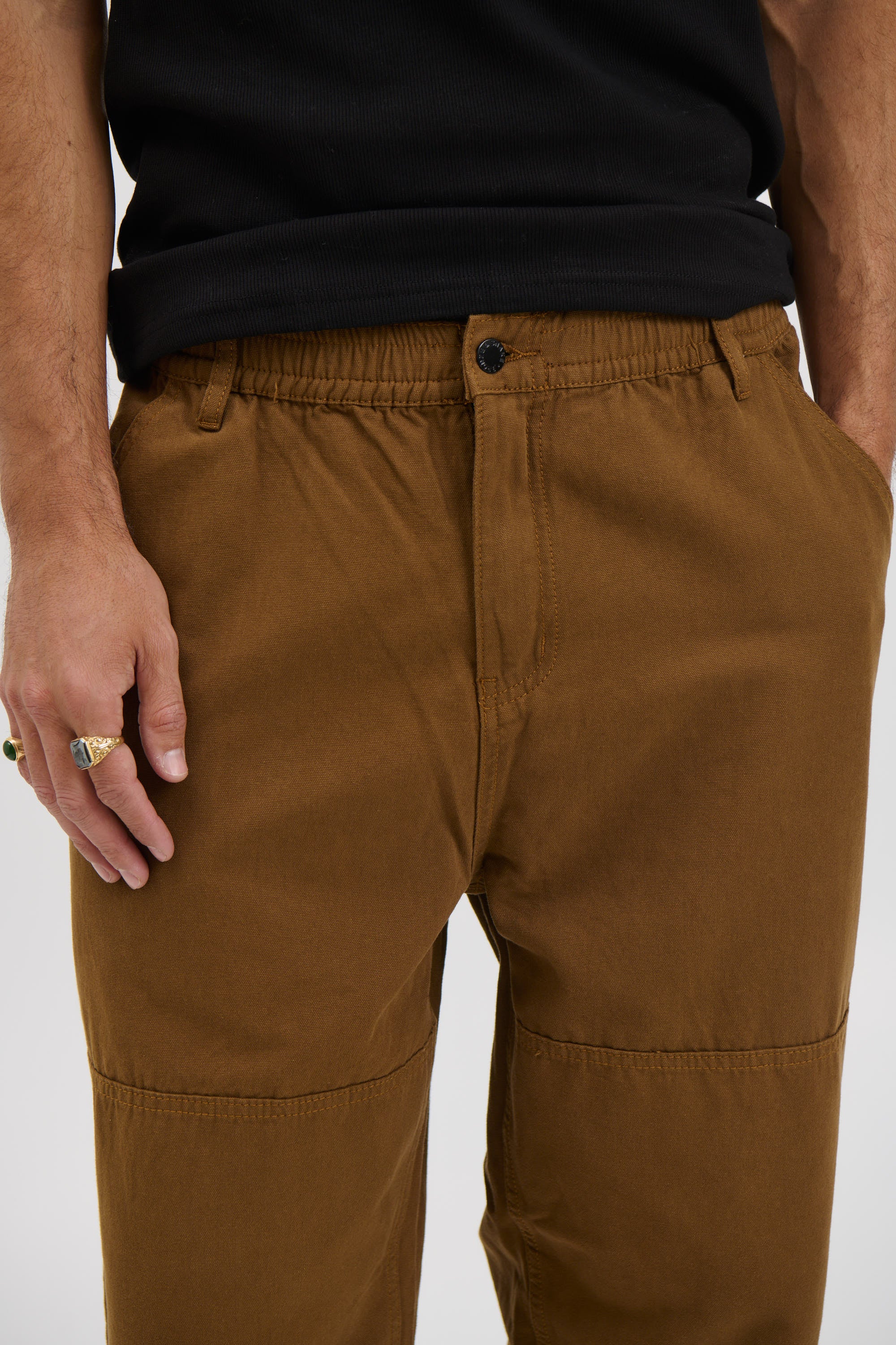 Cotton Drill Pant Choc