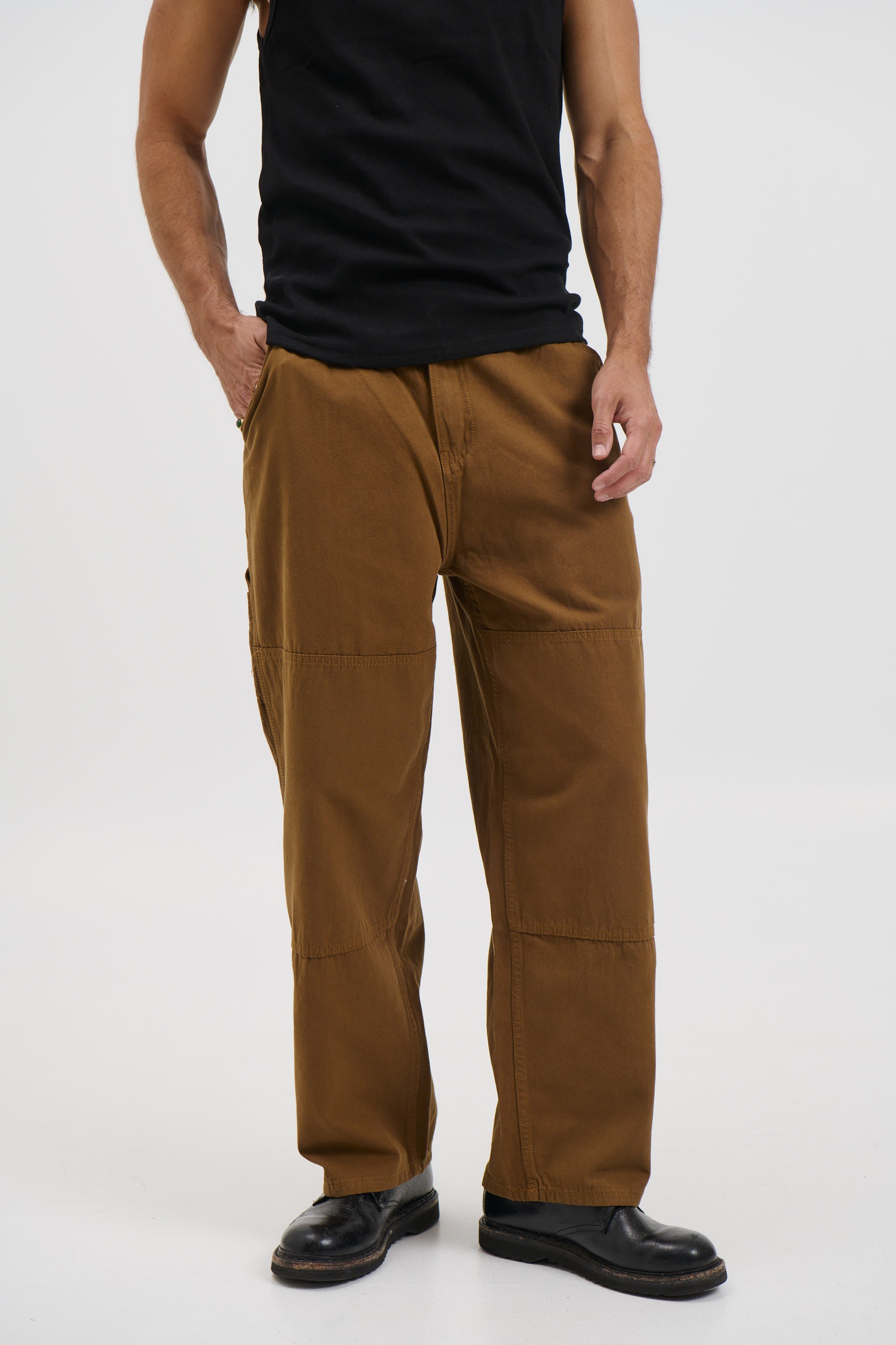 Cotton Drill Pant Choc