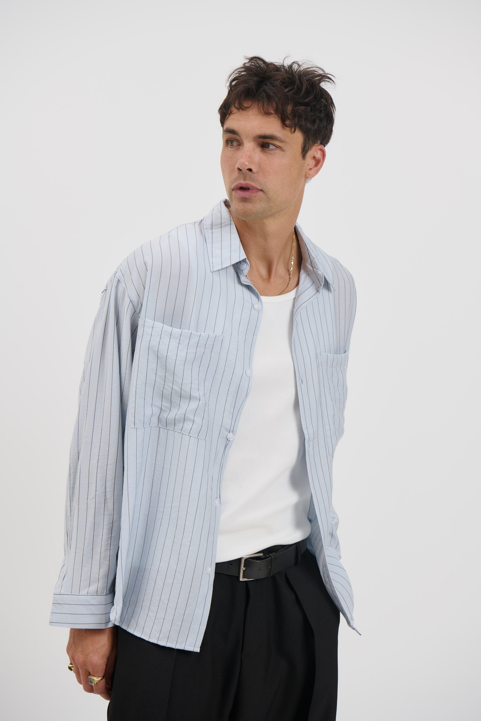 Will Relaxed Shirt Blue