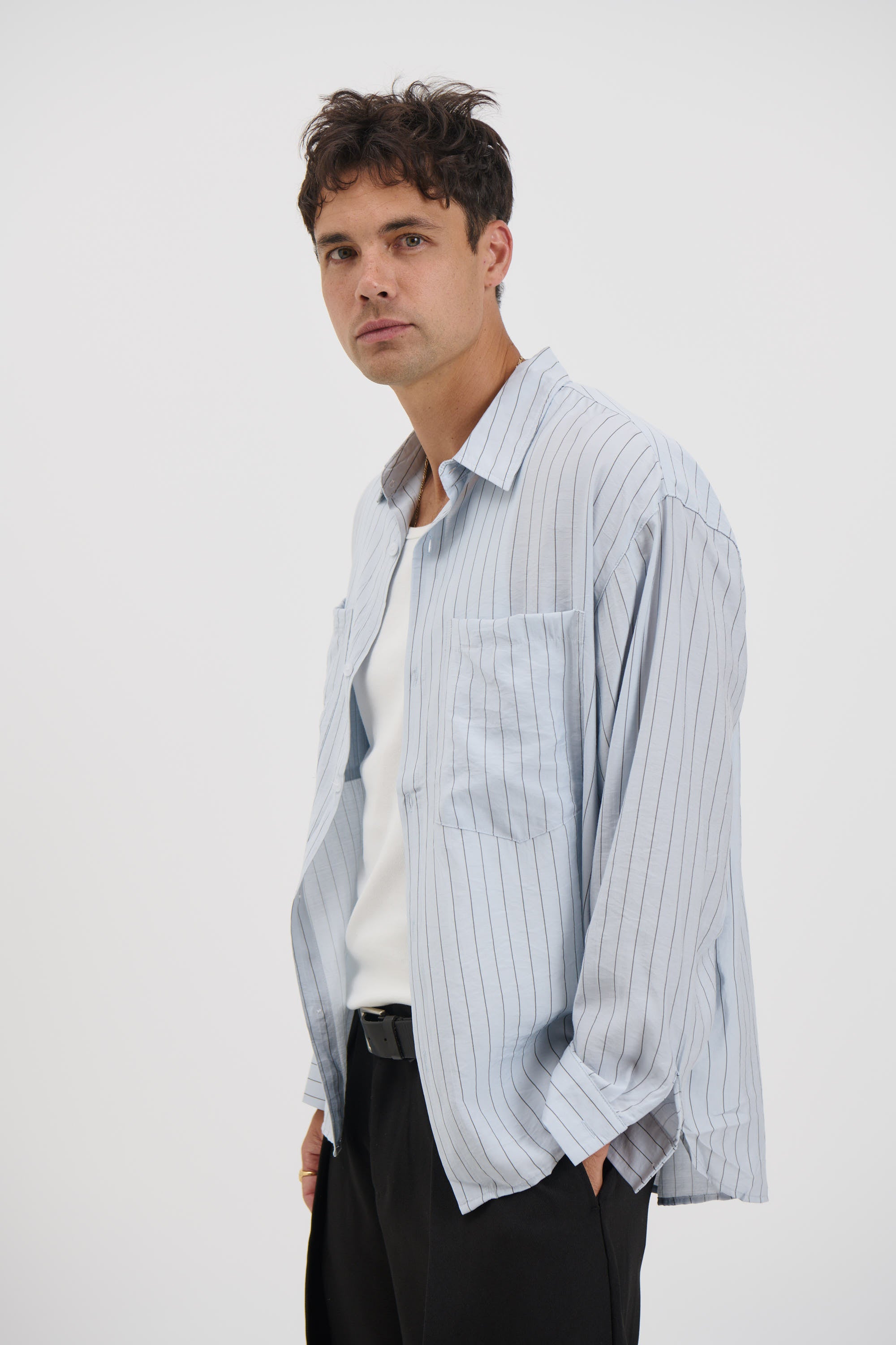 Will Relaxed Shirt Blue