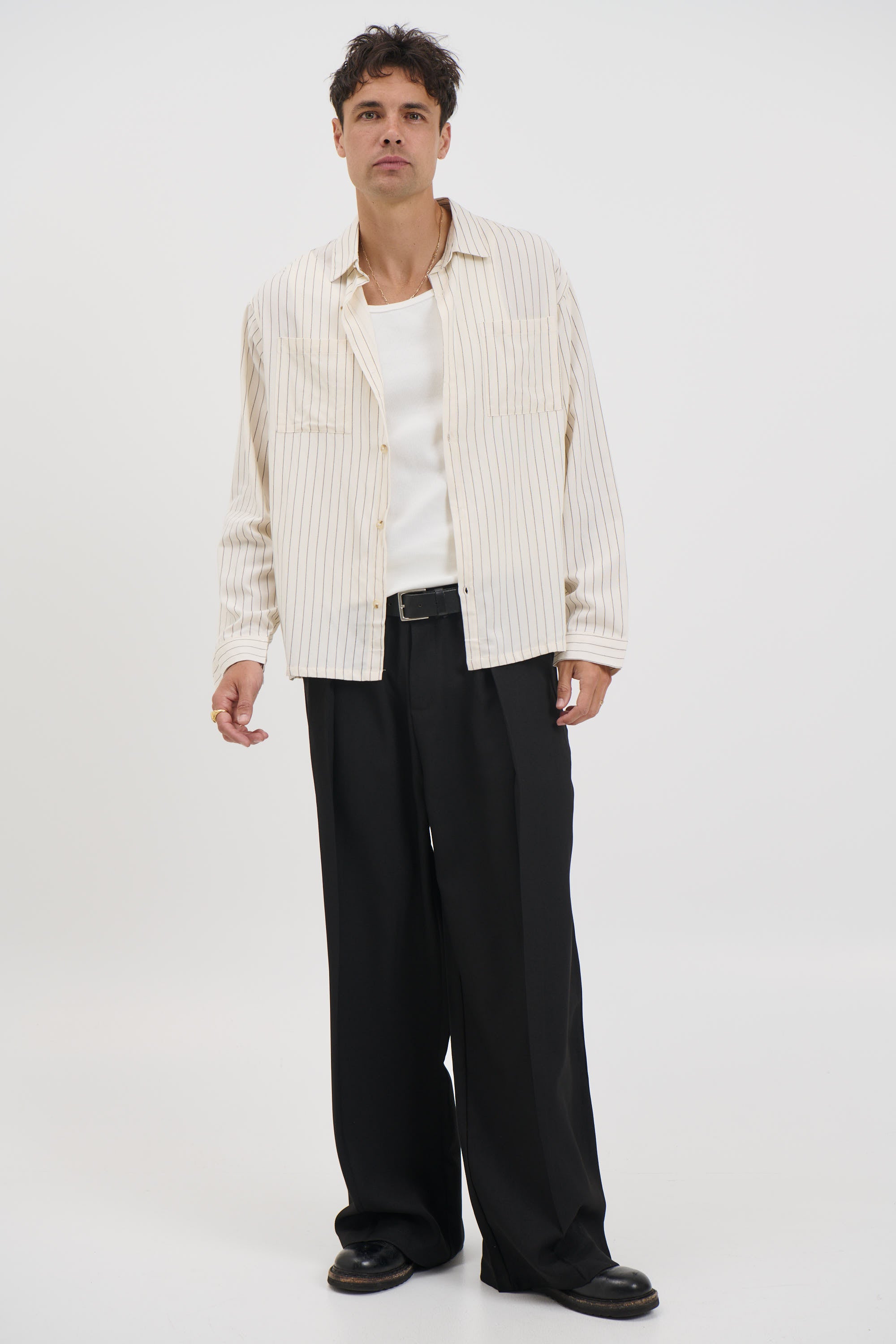 Will Relaxed Shirt Beige