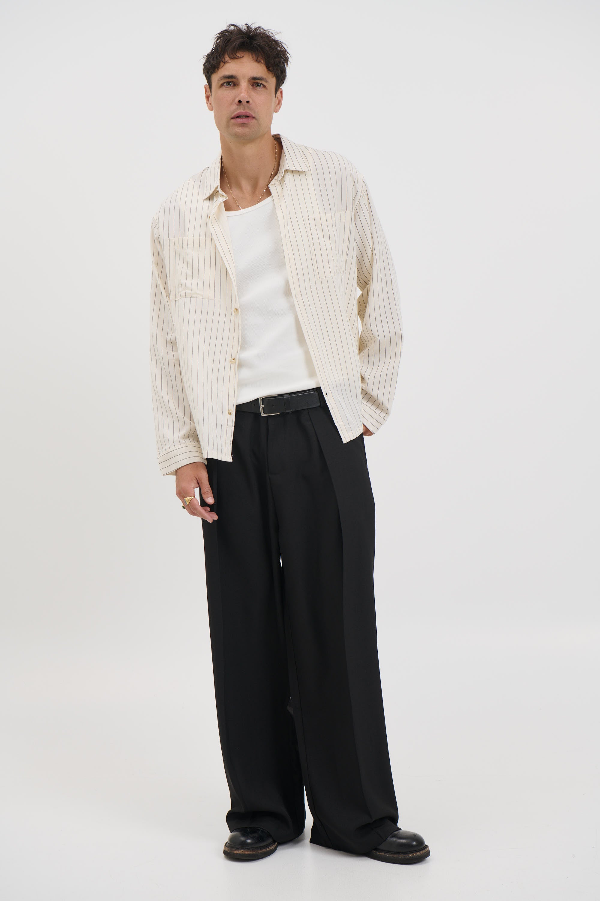 Will Relaxed Shirt Beige