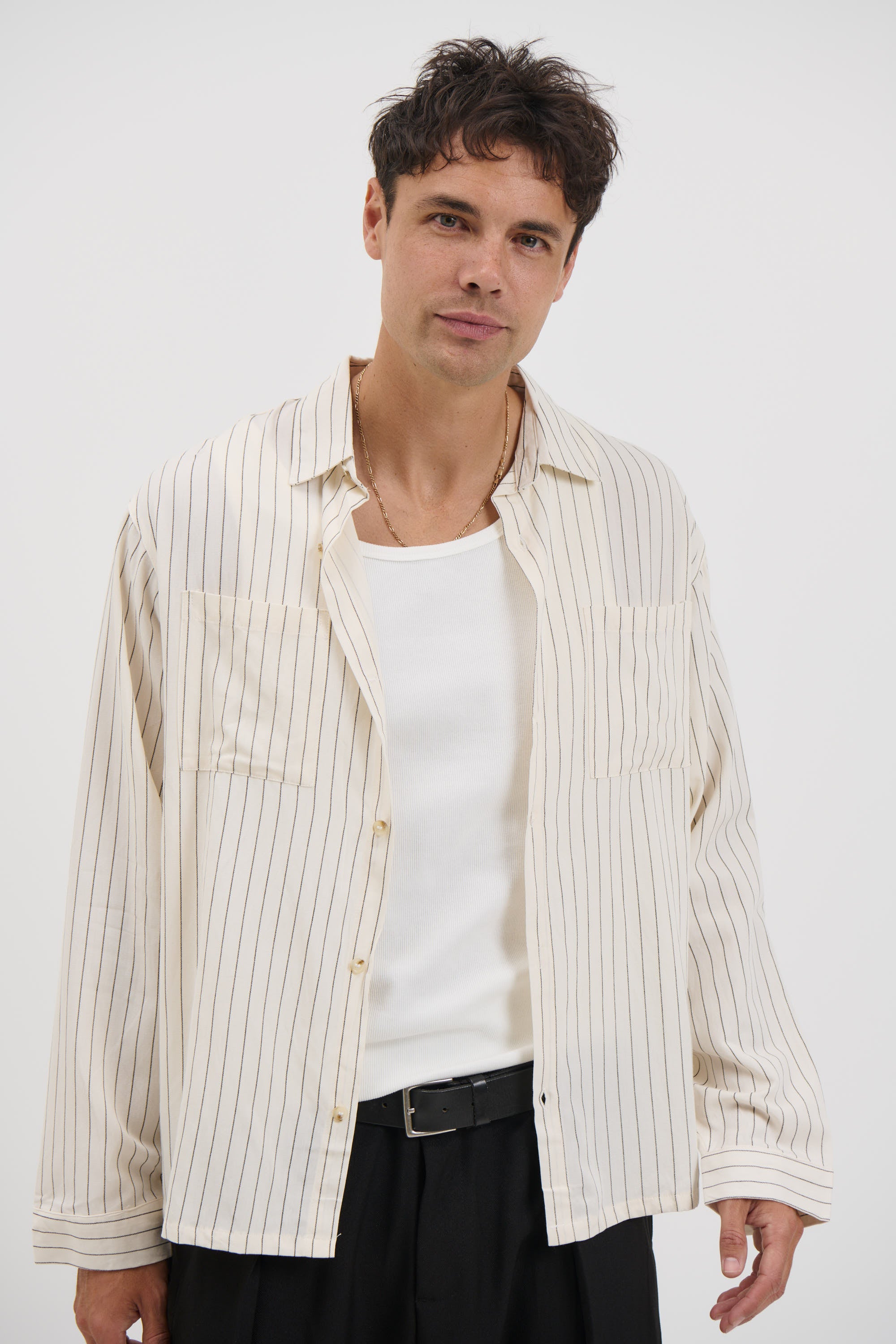 Will Relaxed Shirt Beige