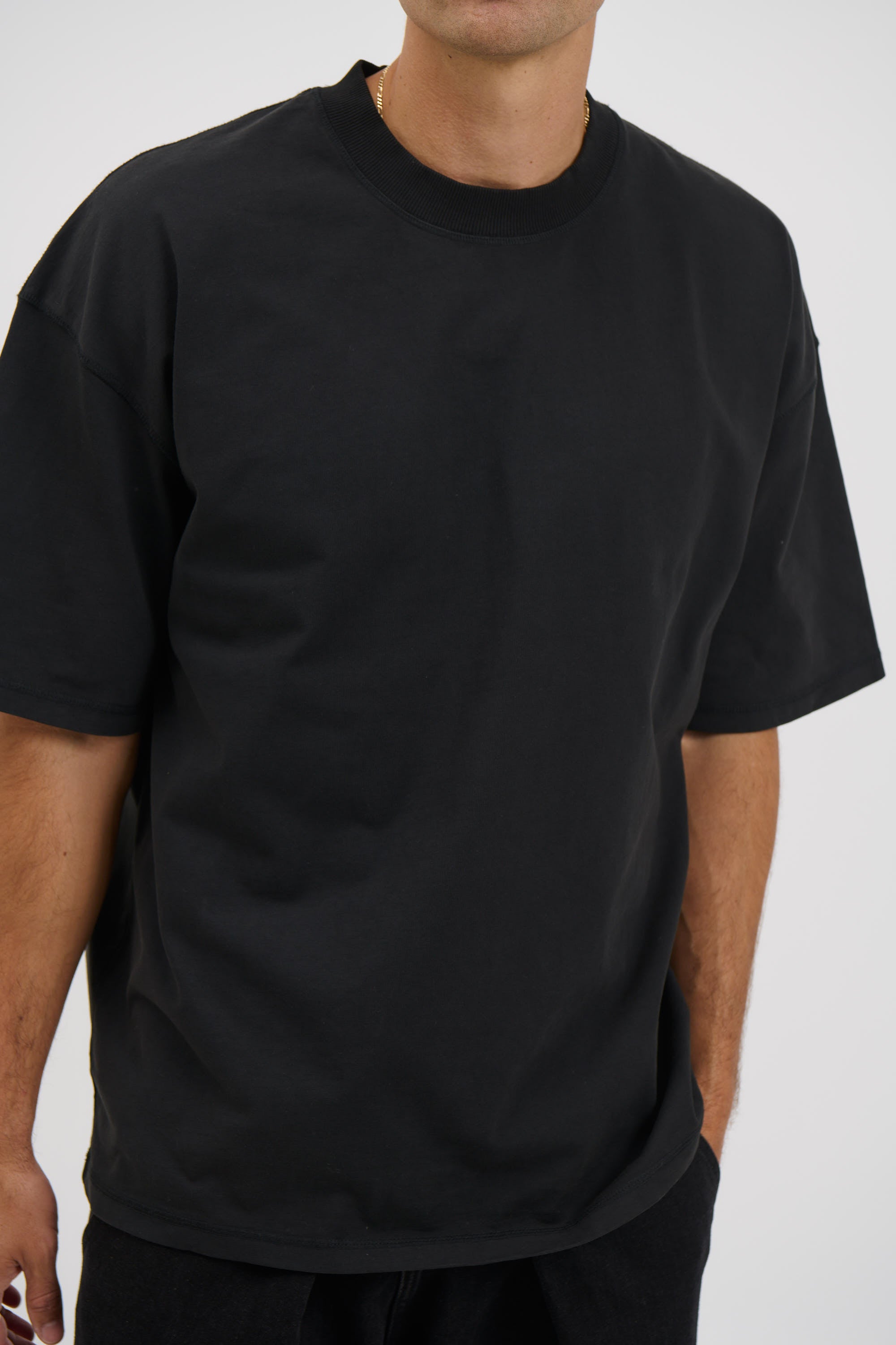 Cotton Box Tee Black