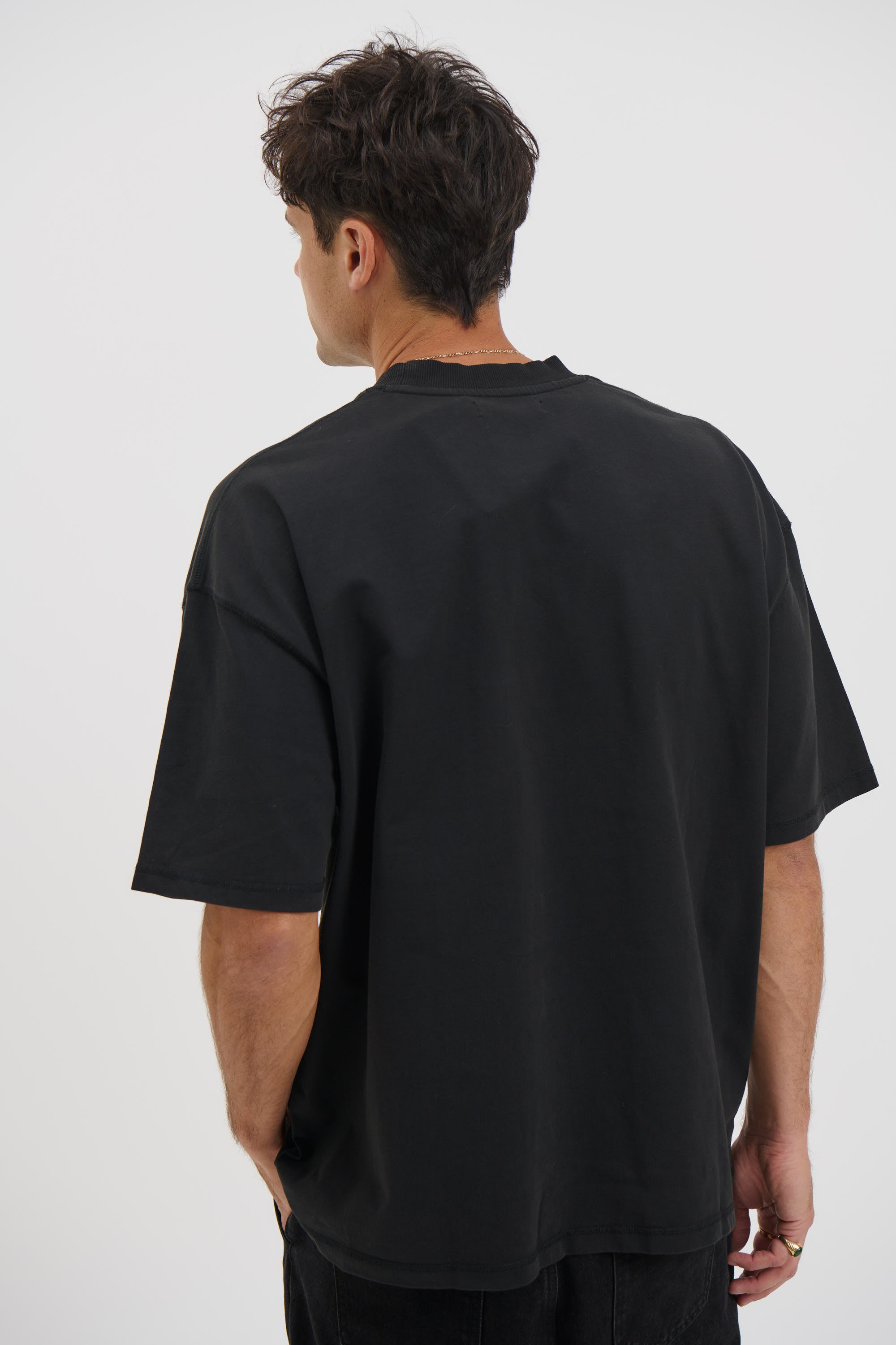 Cotton Box Tee Black