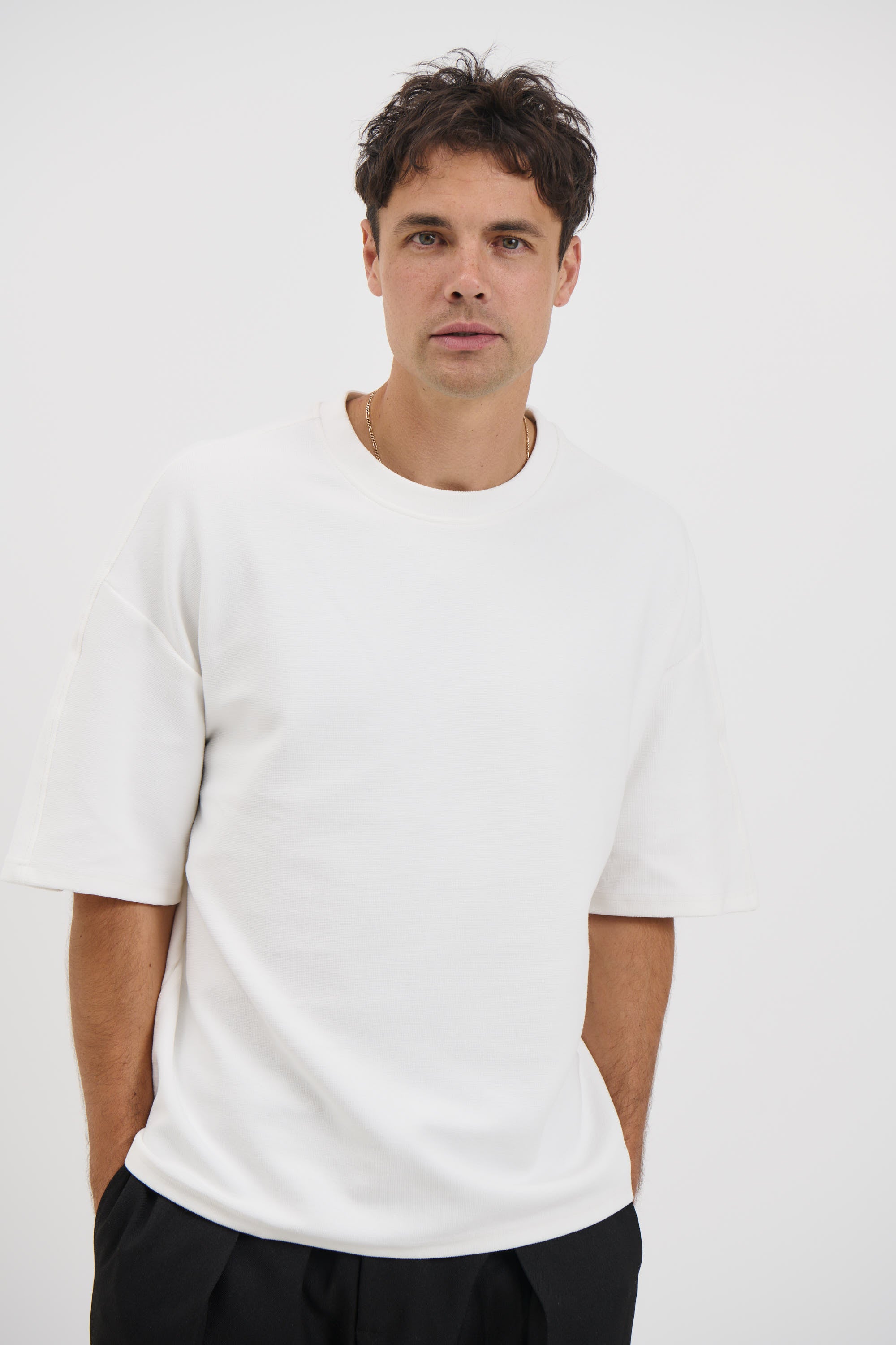 Henry Heavyweight Tee Ivory