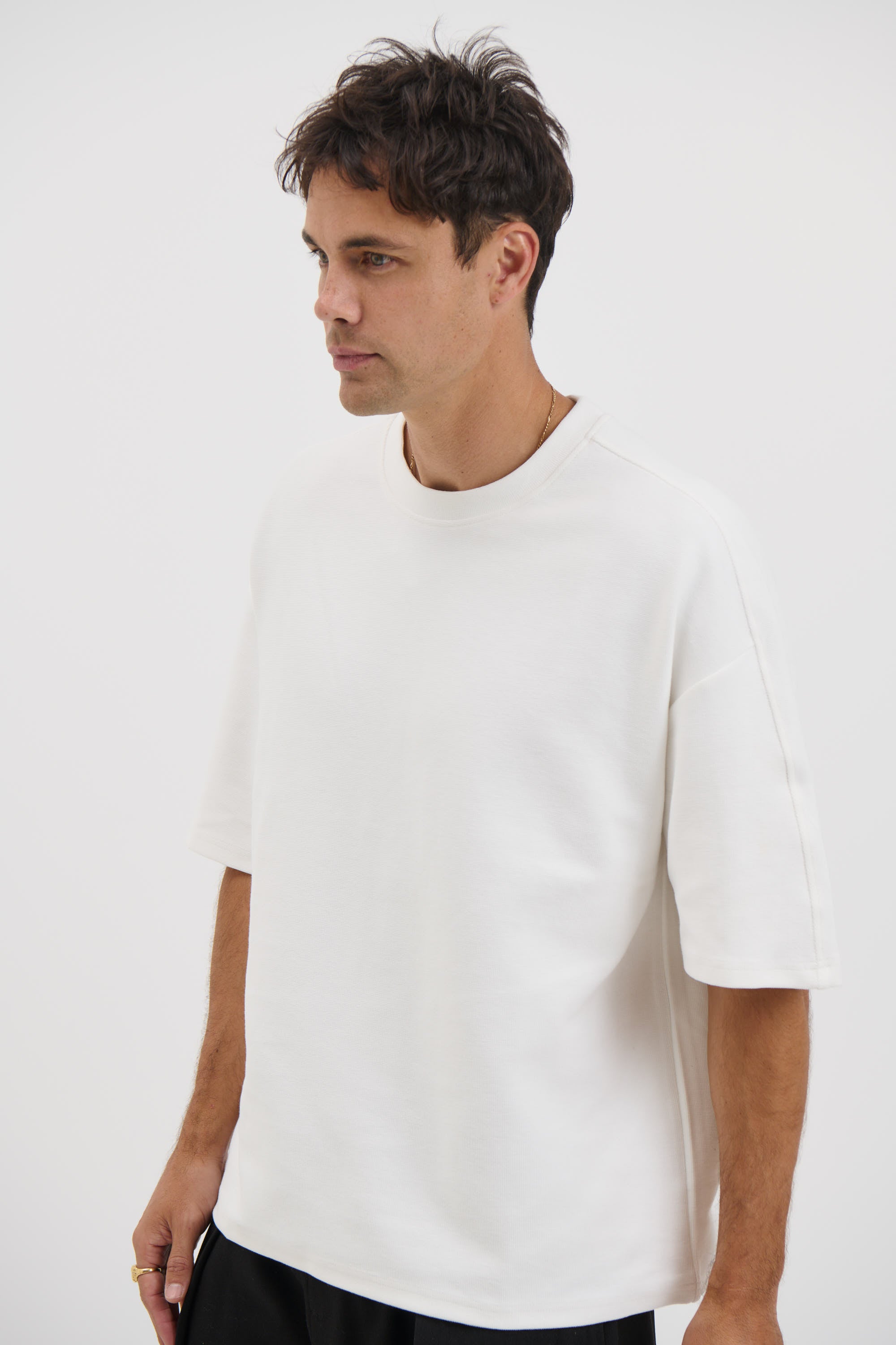 Henry Heavyweight Tee Ivory