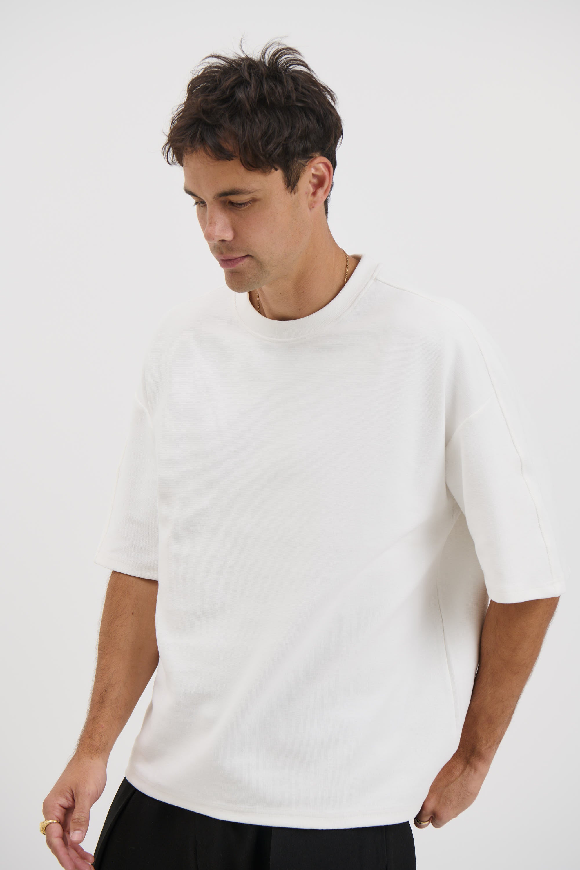 Henry Heavyweight Tee Ivory