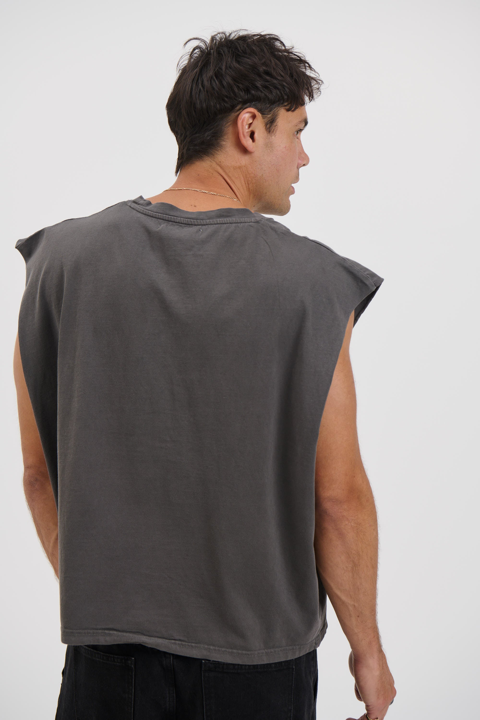 NTH Crop Box Tank Charcoal