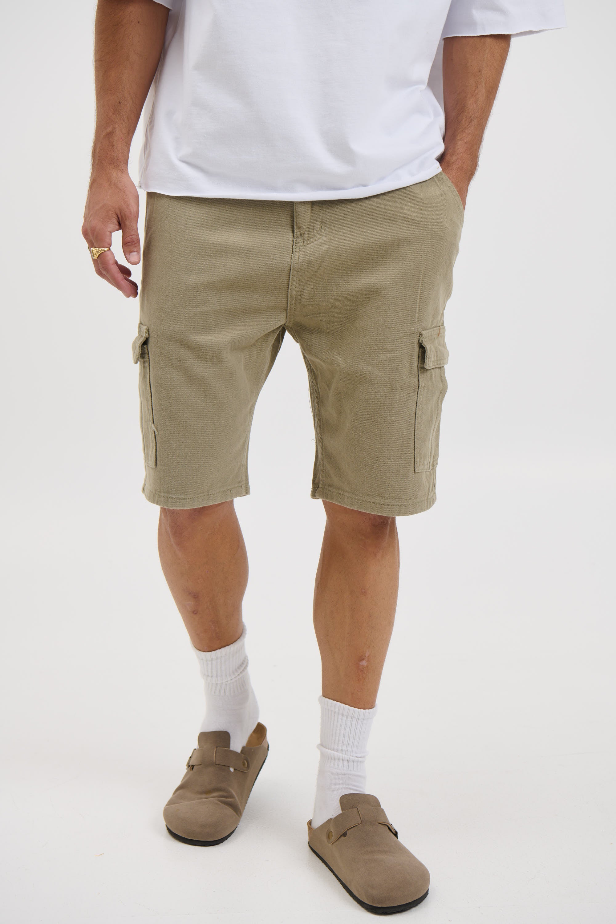 Ryder Baggy Short Khaki